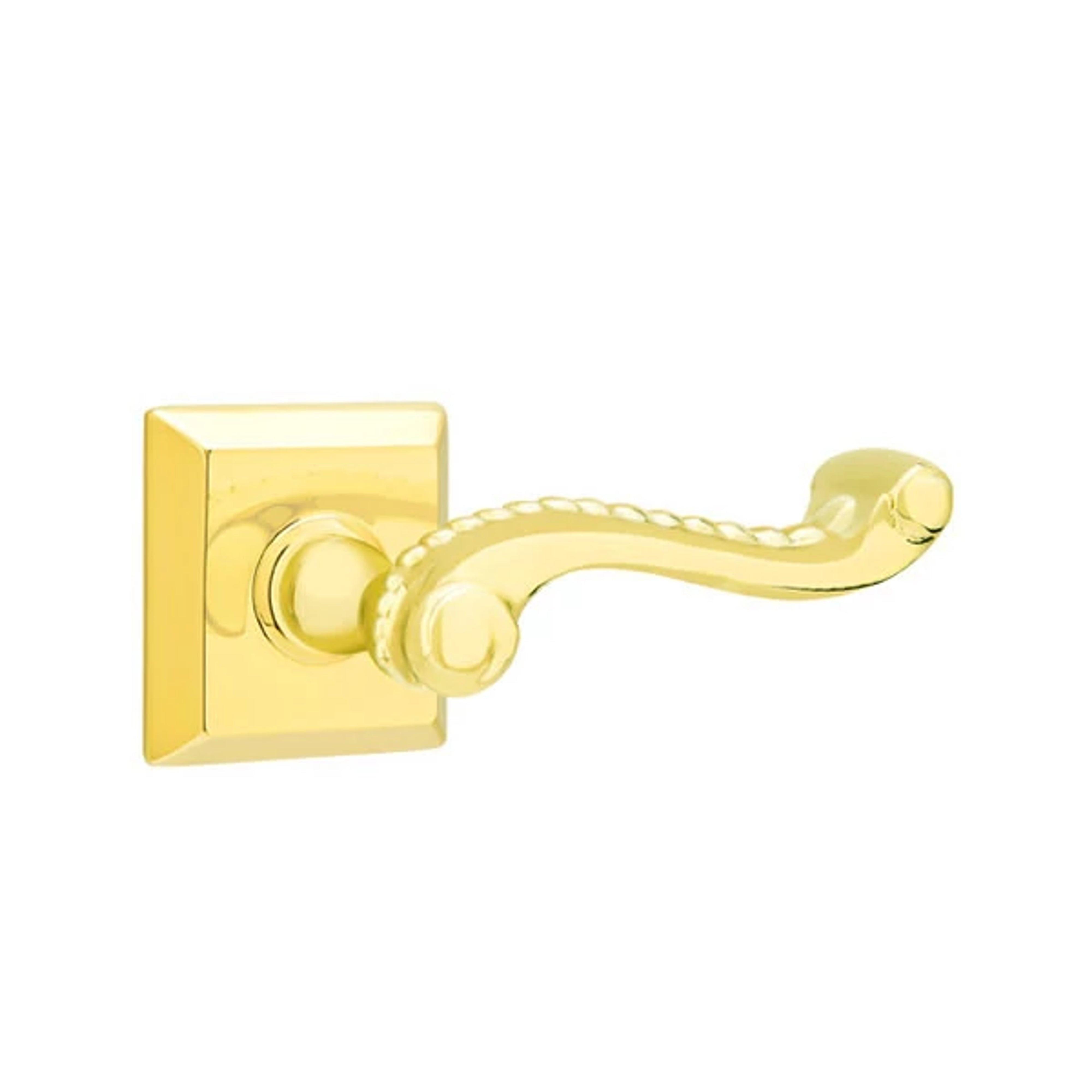 Emtek Concealed Fastener Rope Lever Set with Quincy Rosette