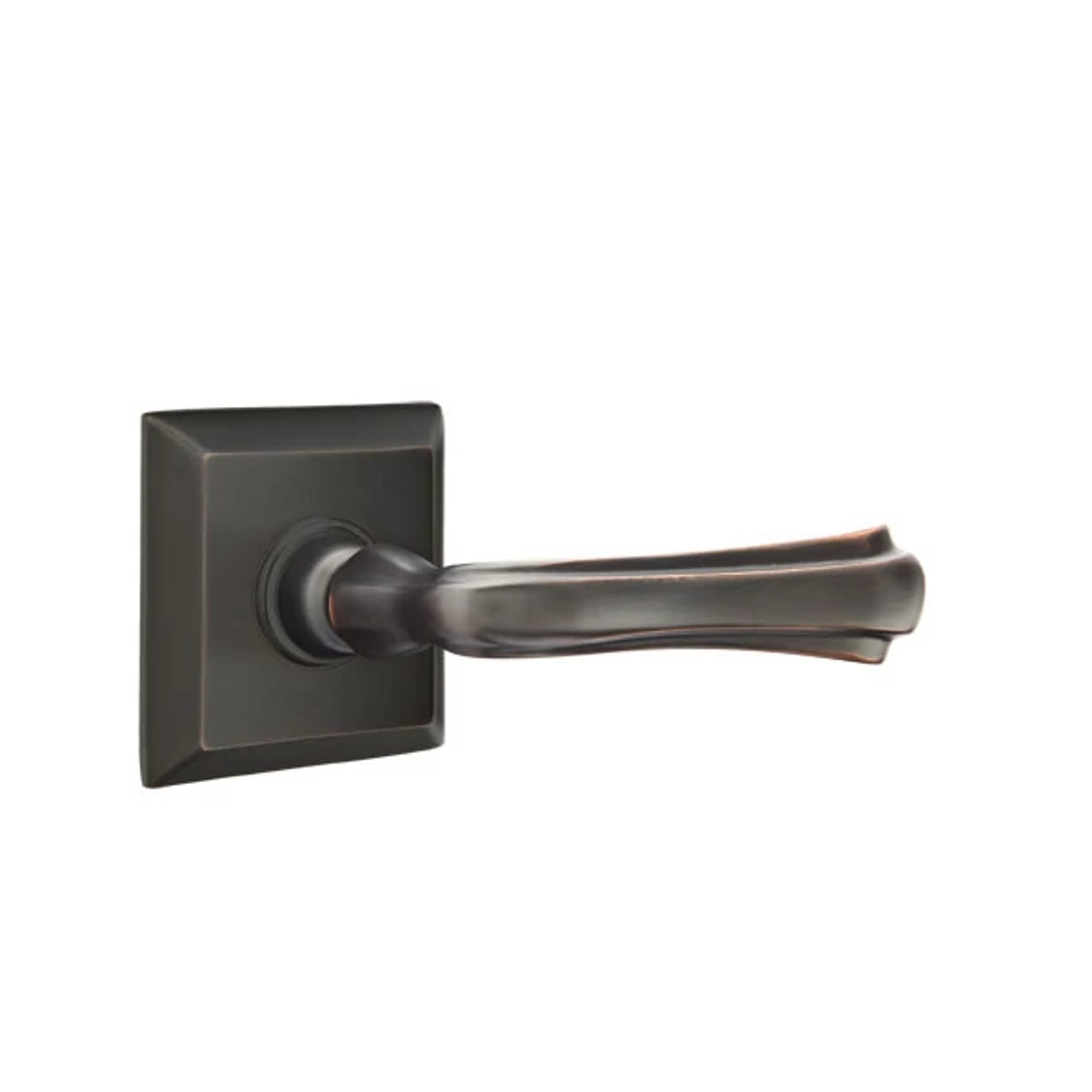 Emtek Concealed Fastener Wembley Lever Set with Quincy Rosette