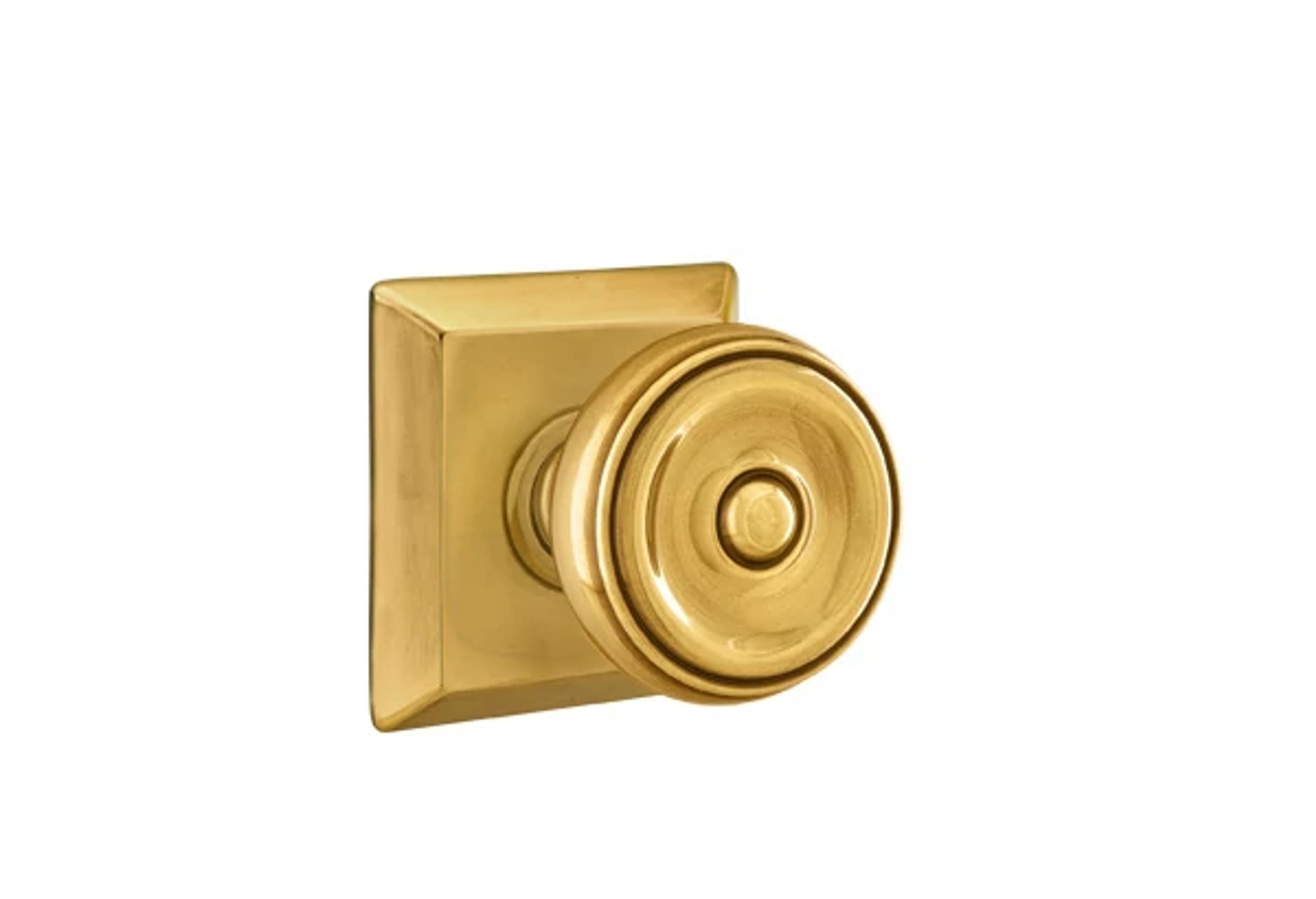 Emtek Concealed Fastener Waverly Knob Set with Quincy Rosette