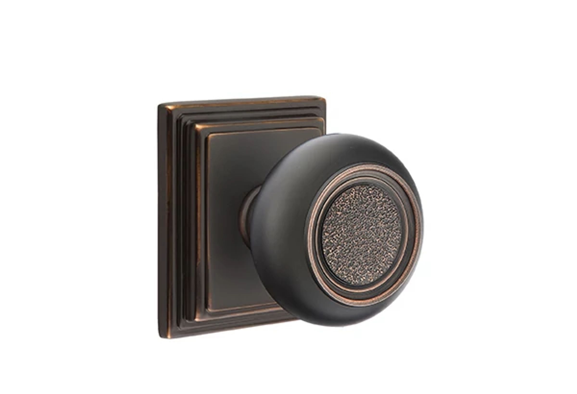 Emtek Belmont Knob Set with Wilshire Rosette