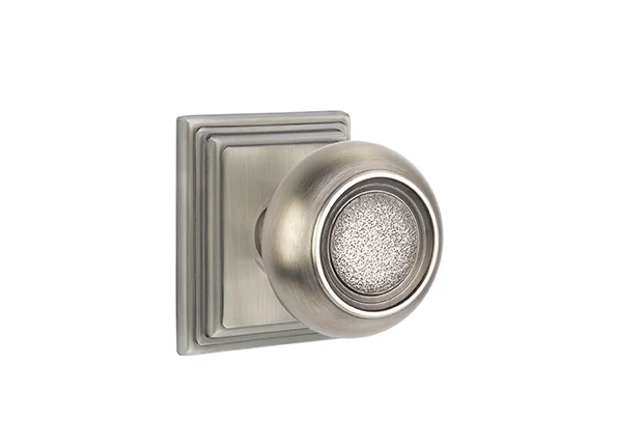 Emtek Concealed Fastener Belmont Knob Set with Wilshire Rosette