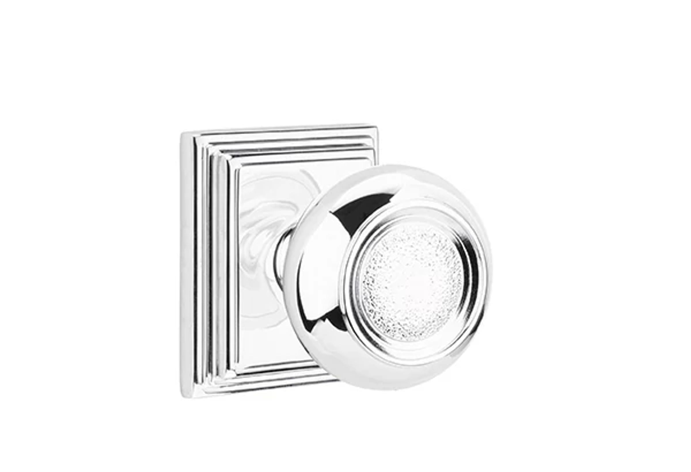 Emtek Belmont Knob Set with Wilshire Rosette