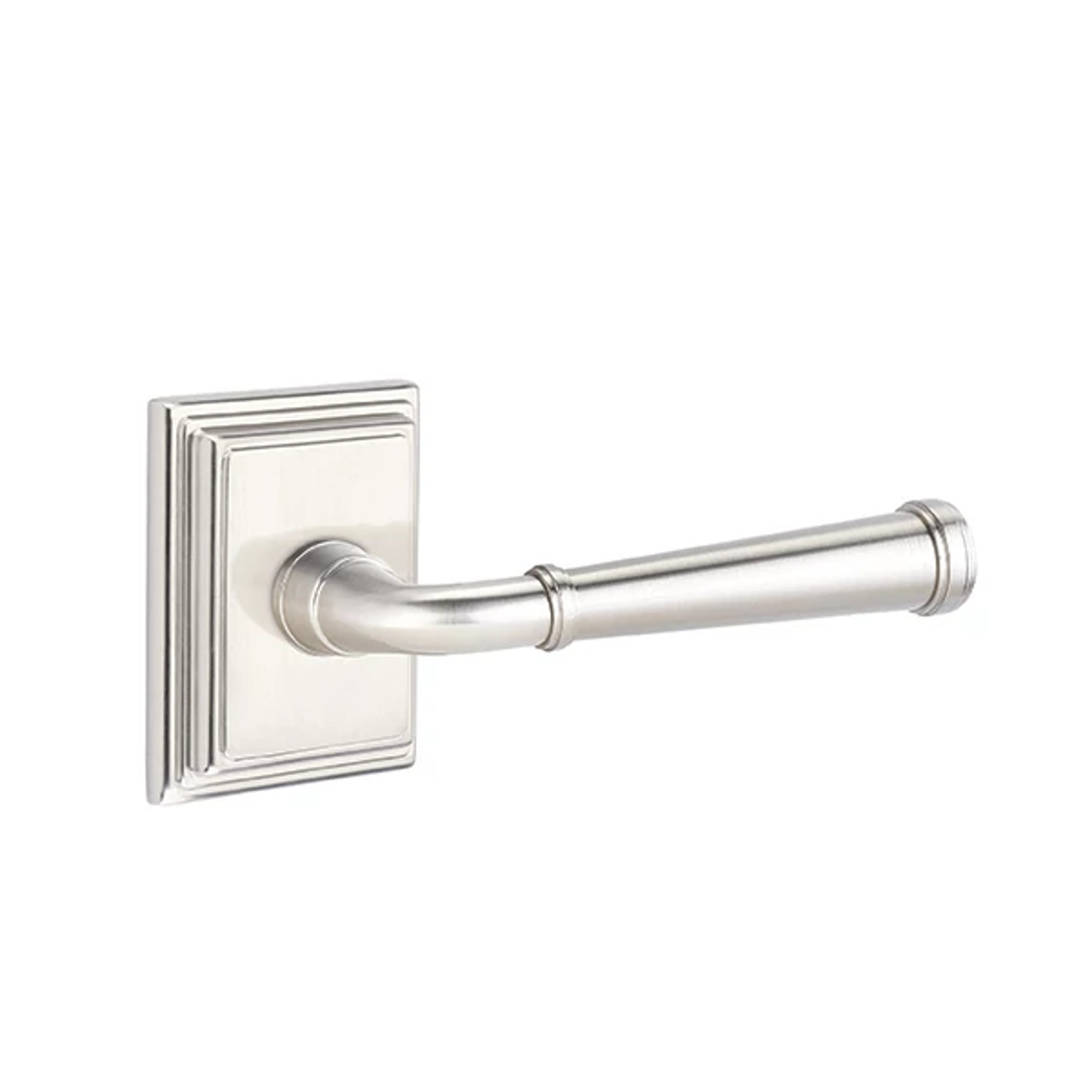 Emtek Concealed Fastener Merrimack Lever Set with Wilshire Rosette
