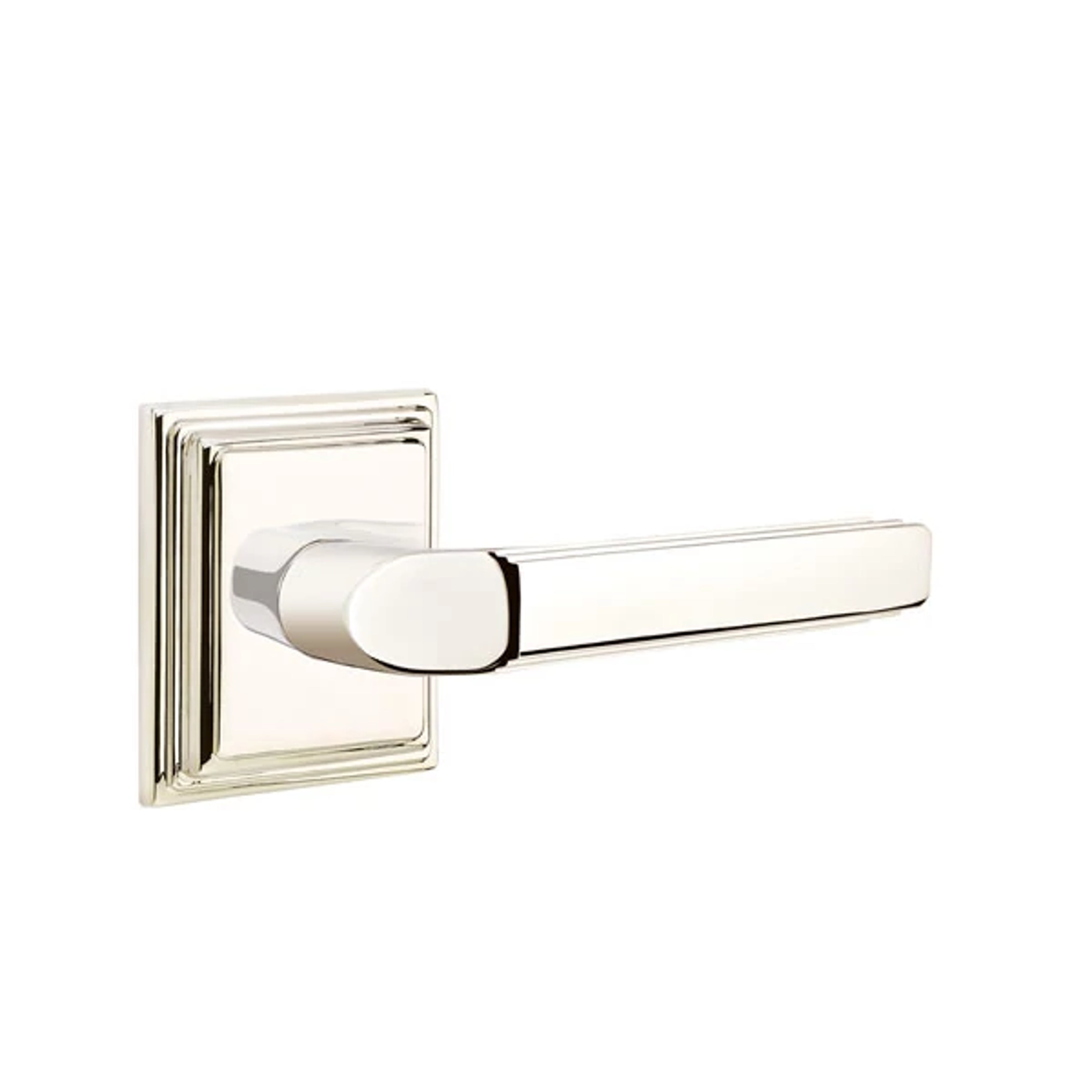 Emtek Milano Lever Set with Wilshire Rosette