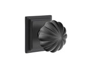 Emtek Concealed Fastener Melon Knob Set with Wilshire Rosette