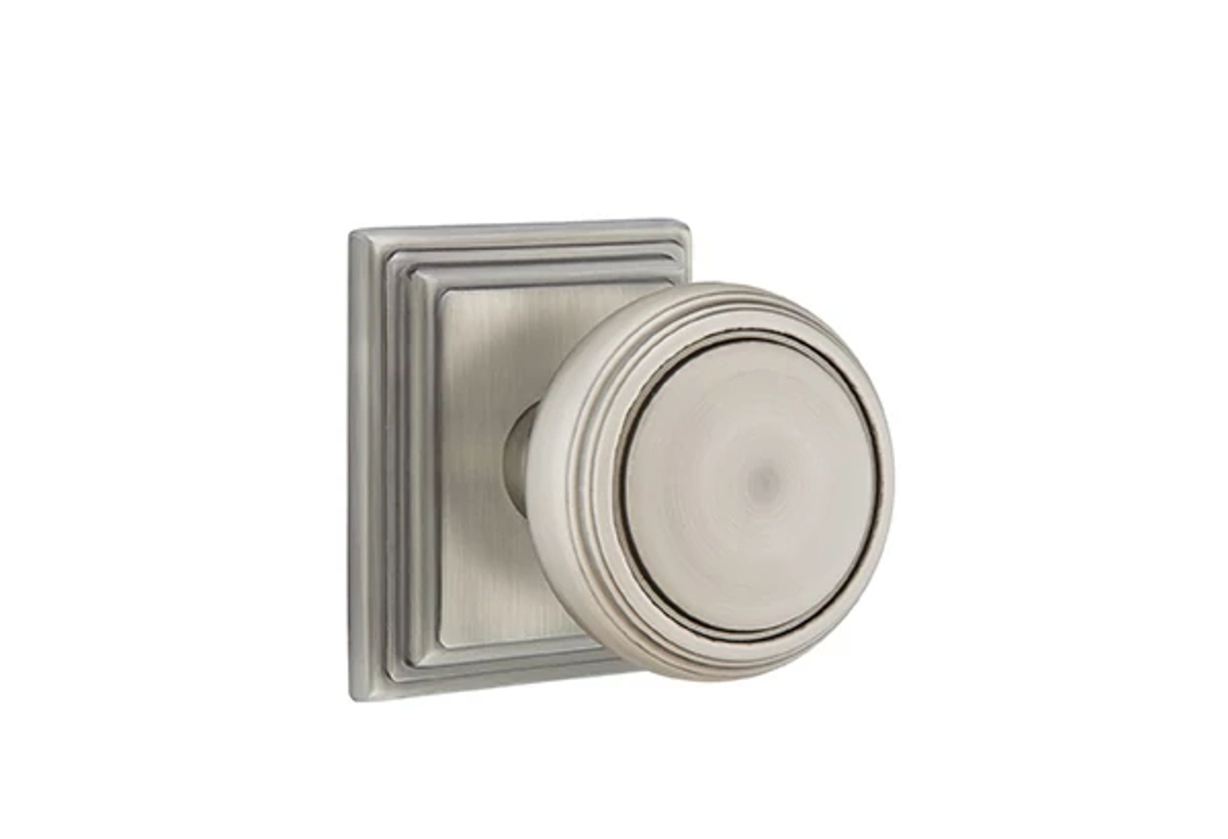 Emtek Concealed Fastener Norwich Knob Set with Wilshire Rosette