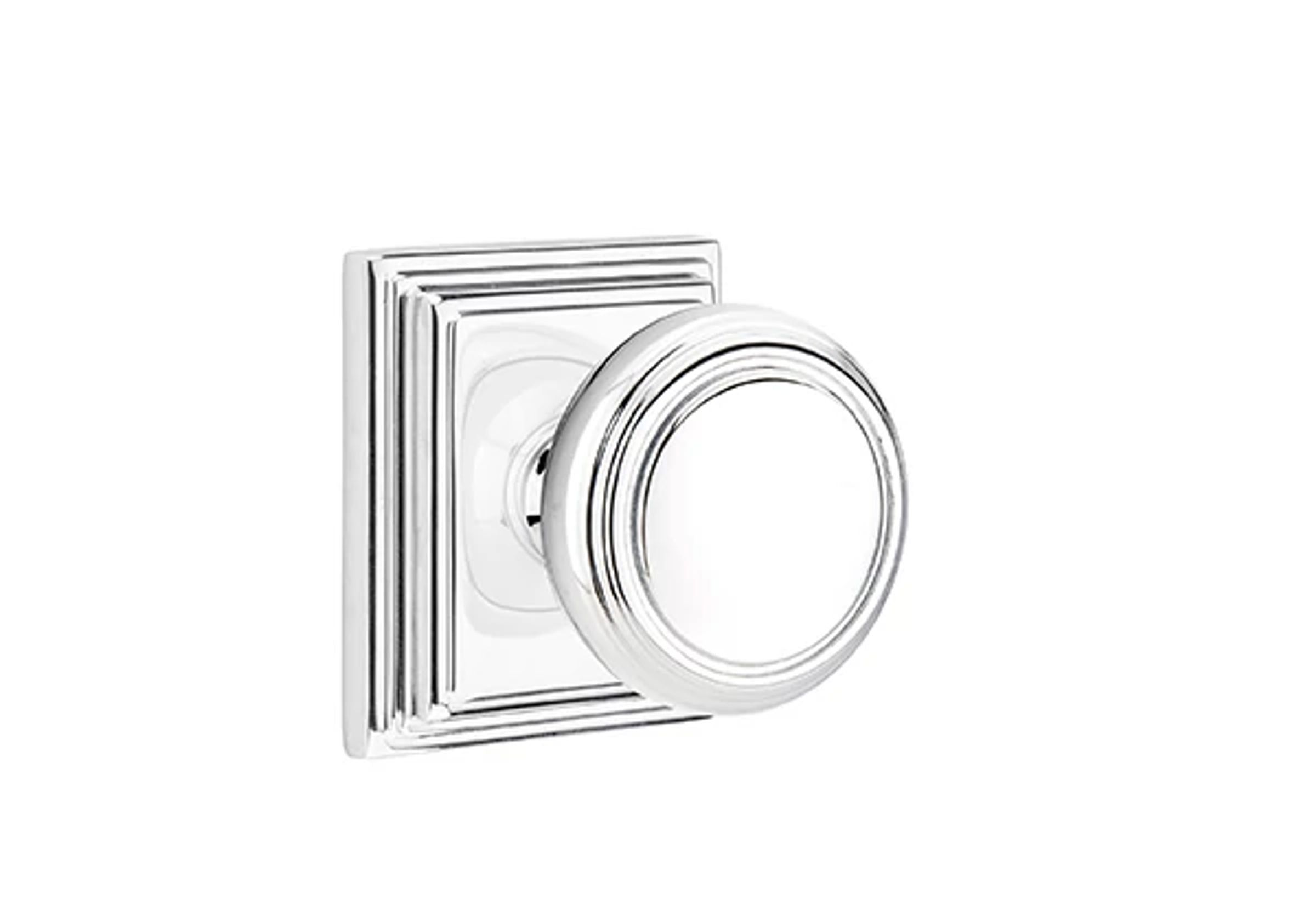 Emtek Norwich Knob Set with Wilshire Rosette