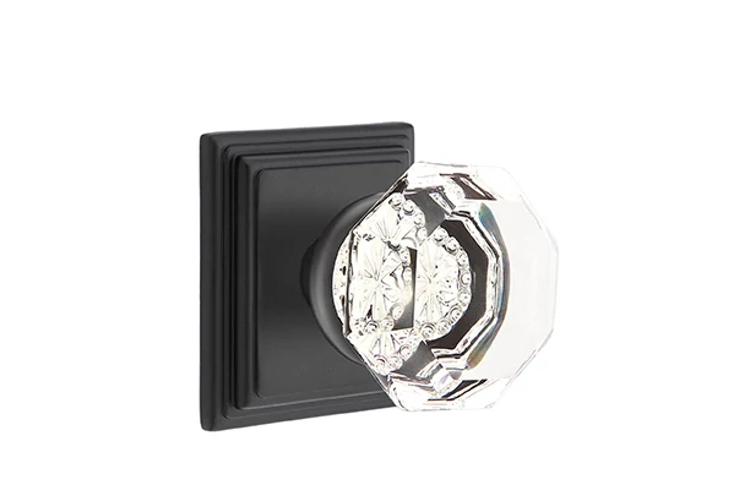 Emtek Old Town Knob Set with Wilshire Rosette