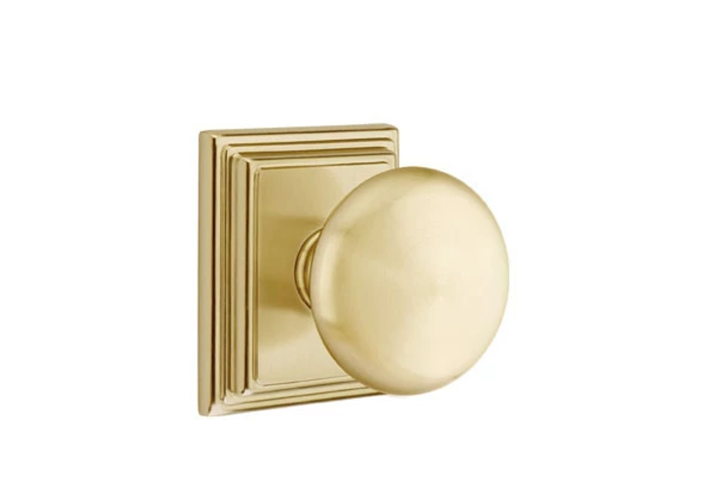 Emtek Concealed Fastener Providence Knob Set with Wilshire Rosette
