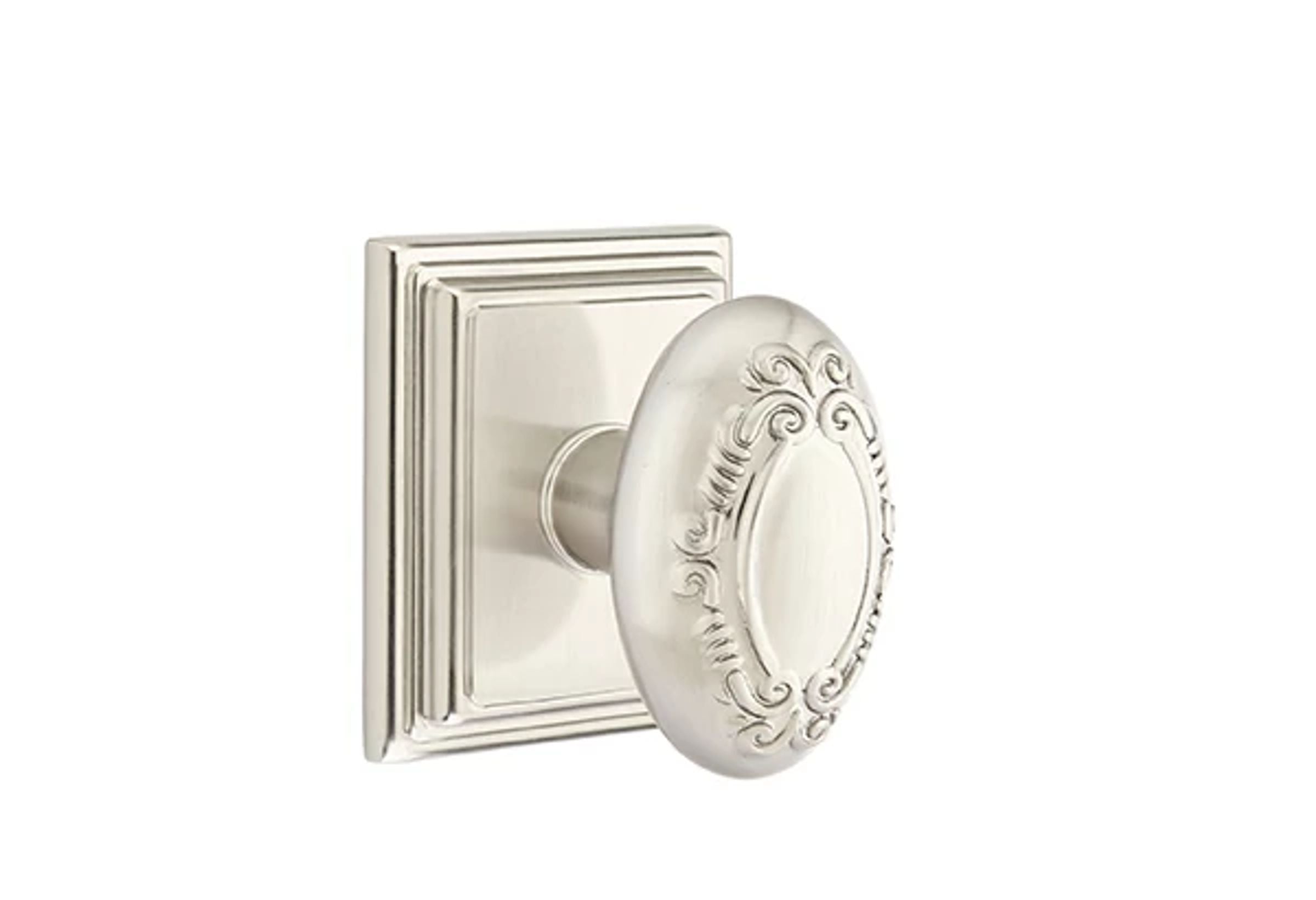Emtek Victoria Knob Set with Wilshire Rosette