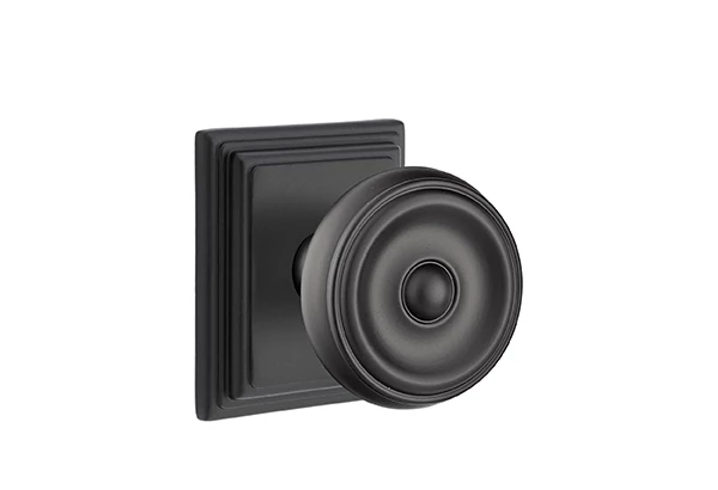 Emtek Waverly Knob Set with Wilshire Rosette