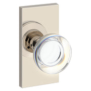 Baldwin Reserve Contemporary Crystal Privacy Knob Set