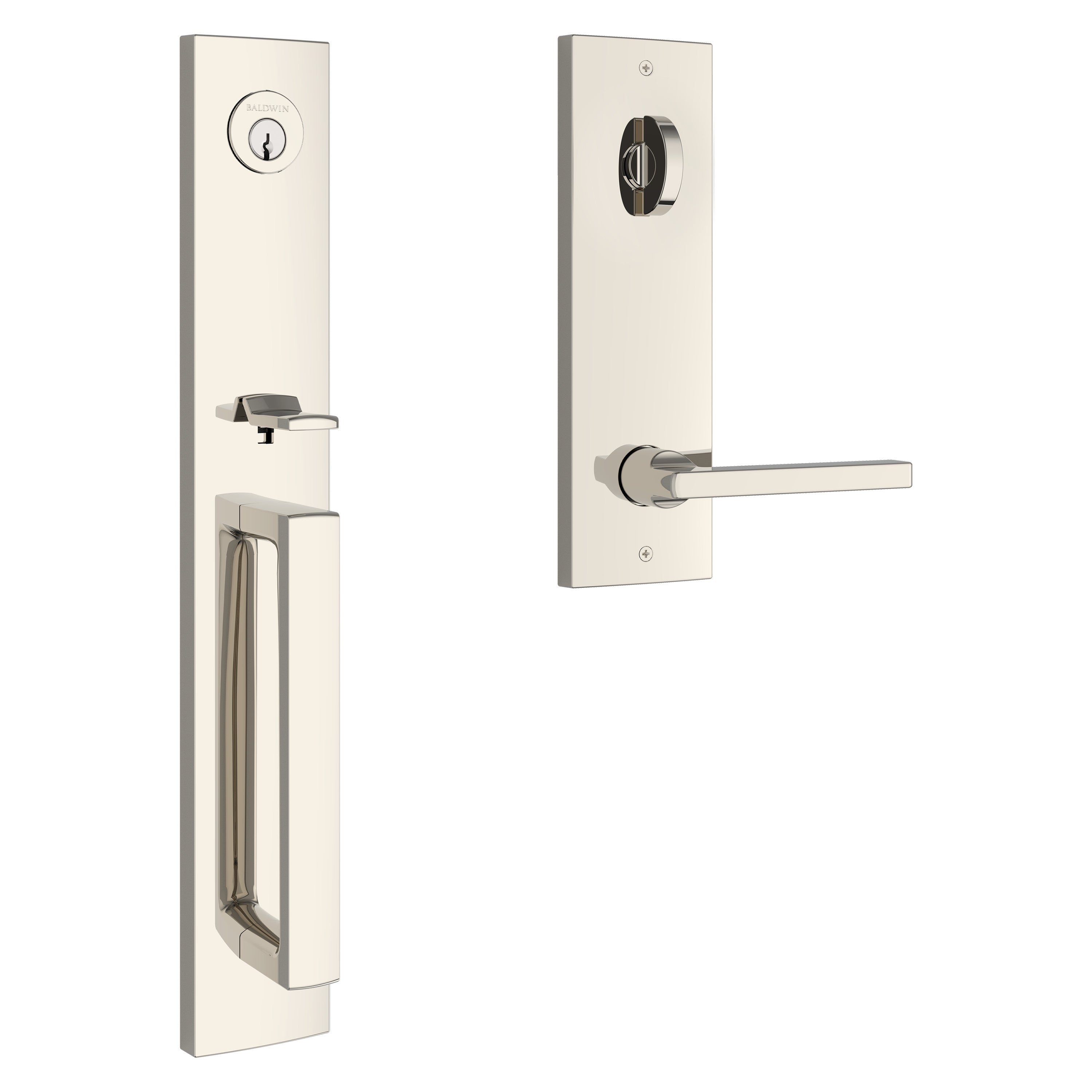 Baldwin Reserve Santa Cruz Handleset With Square Lever