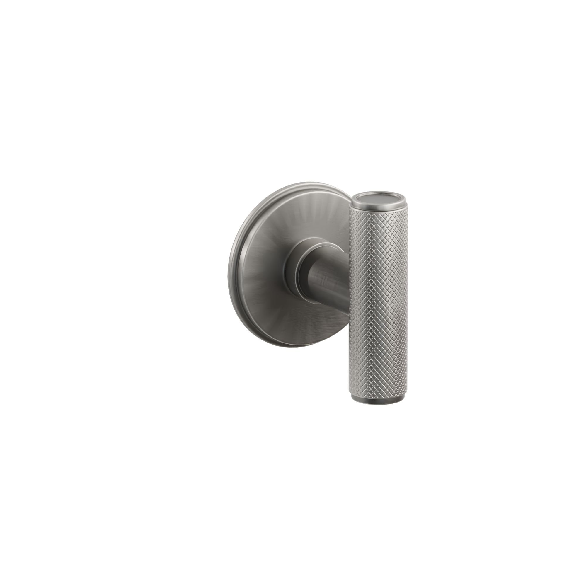Emtek Concealed Fastener Ace Knurled Knob Set With Watford Rosette
