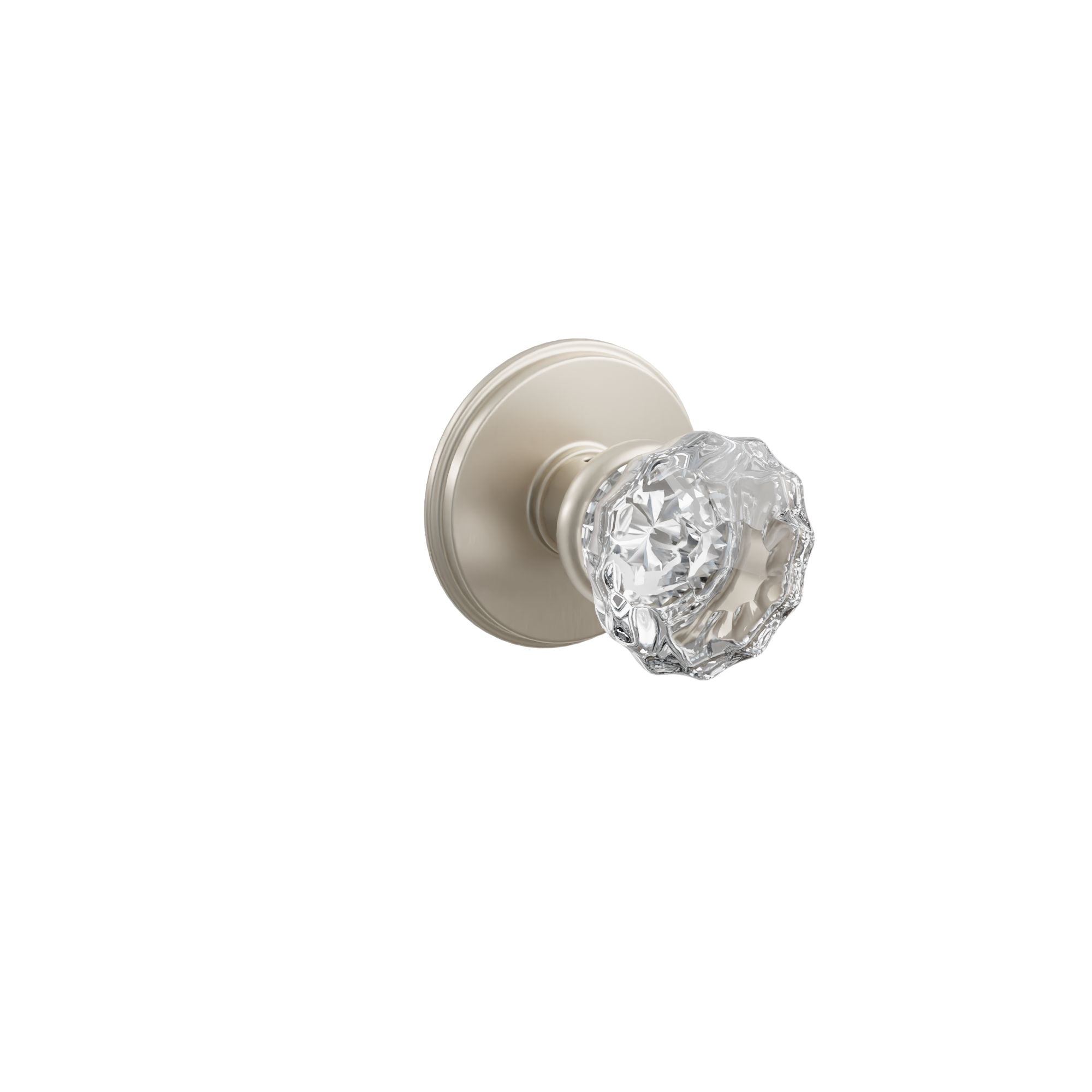 Emtek Concealed Fastener Astoria Glass Knob Set With Watford Rosette