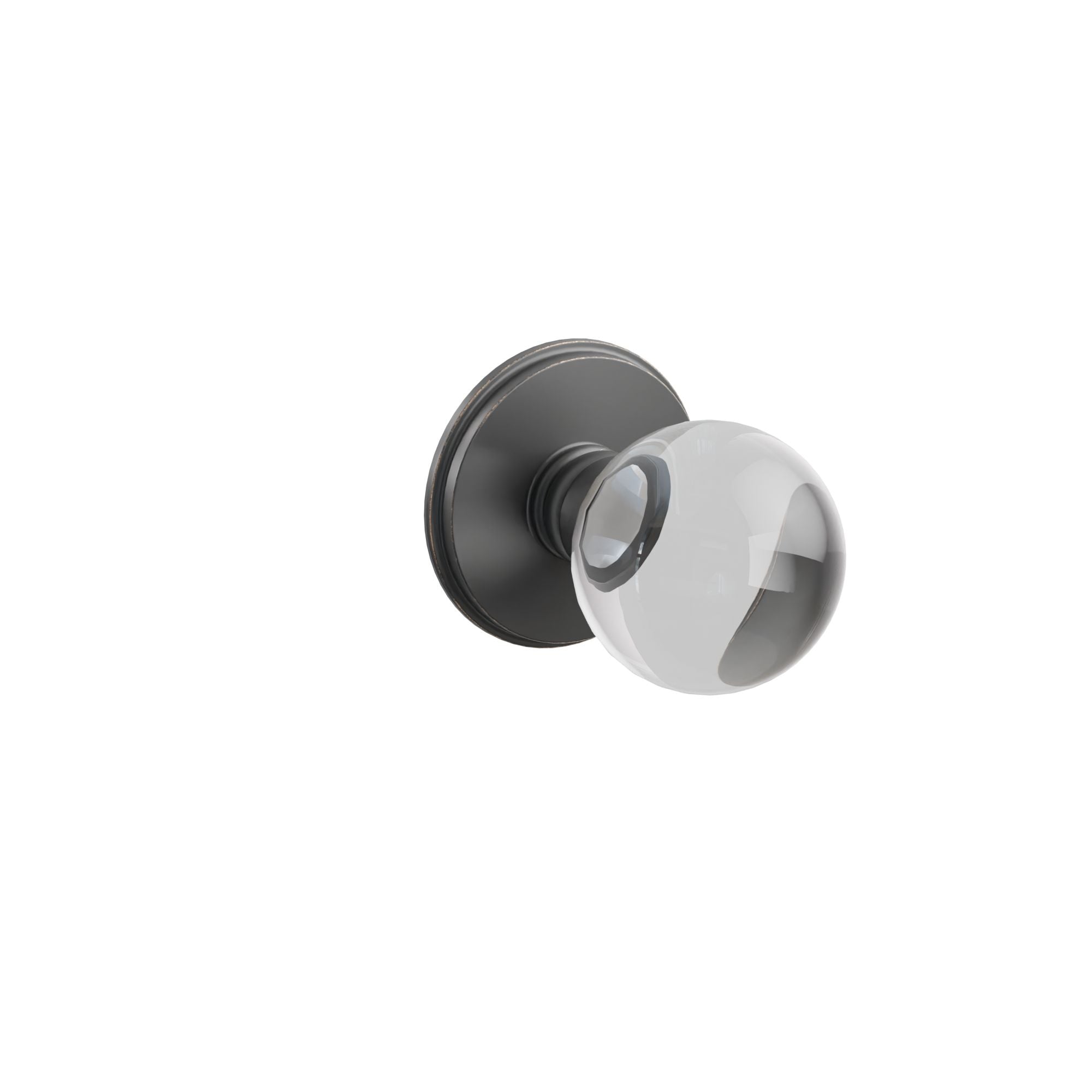 Emtek Concealed Fastener Bristol Glass Knob Set With Watford Rosette