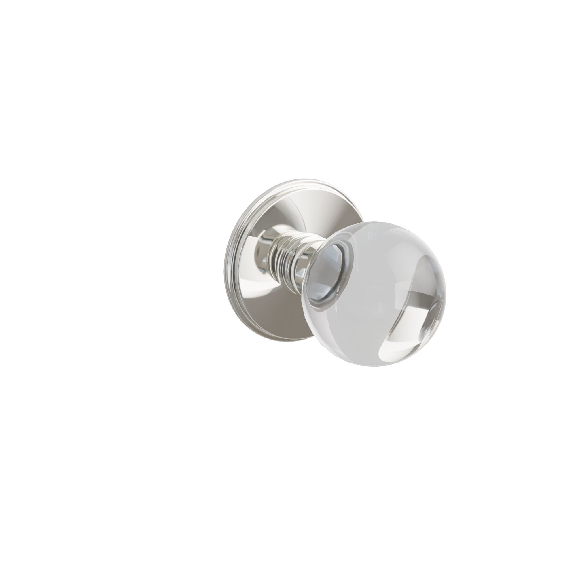 Emtek Concealed Fastener Bristol Glass Knob Set With Watford Rosette