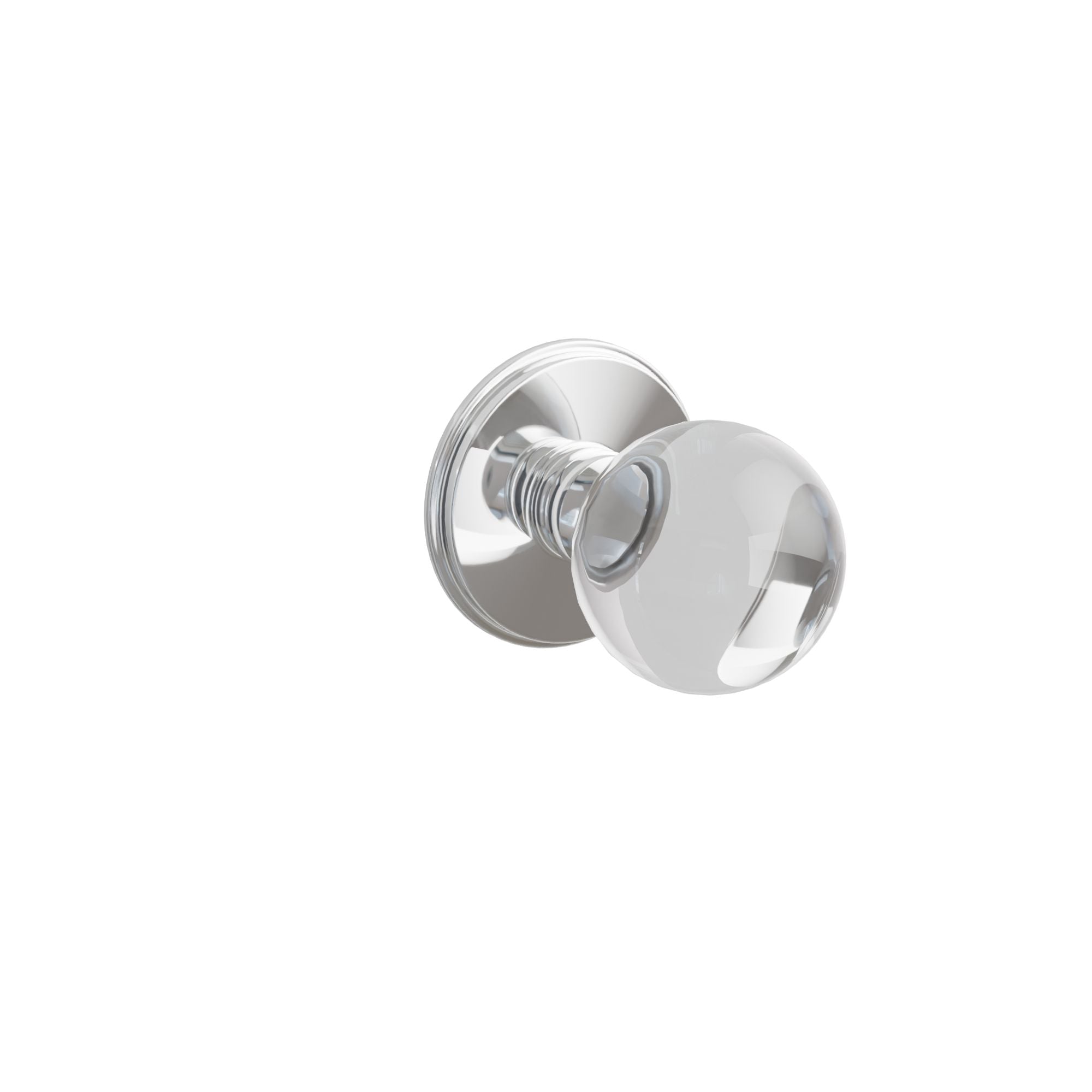 Emtek Concealed Fastener Bristol Glass Knob Set With Watford Rosette
