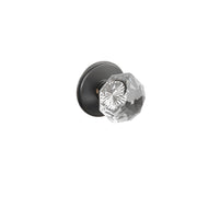 Emtek Diamond Glass Knob Set with Watford Rosette