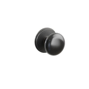 Emtek Ebony Porcelain Knob Set with Watford Rosette