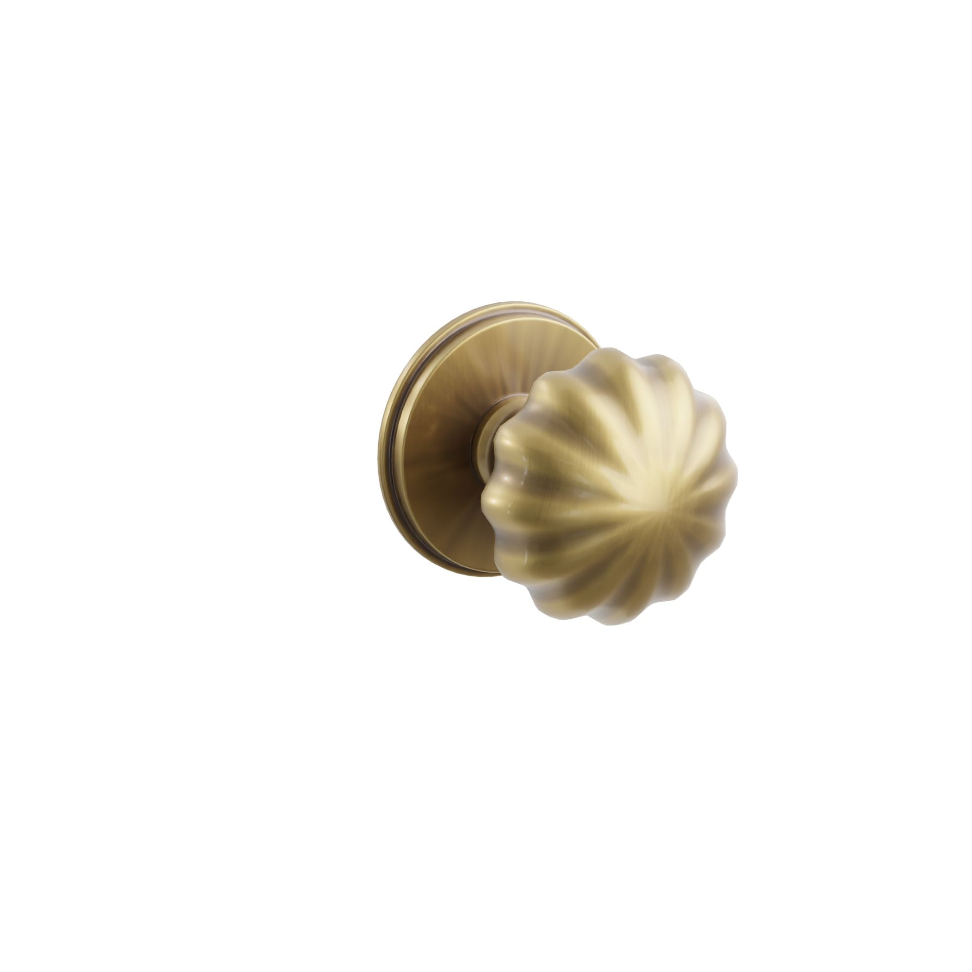Emtek Concealed Fastener Melon Knob Set With Watford Rosette