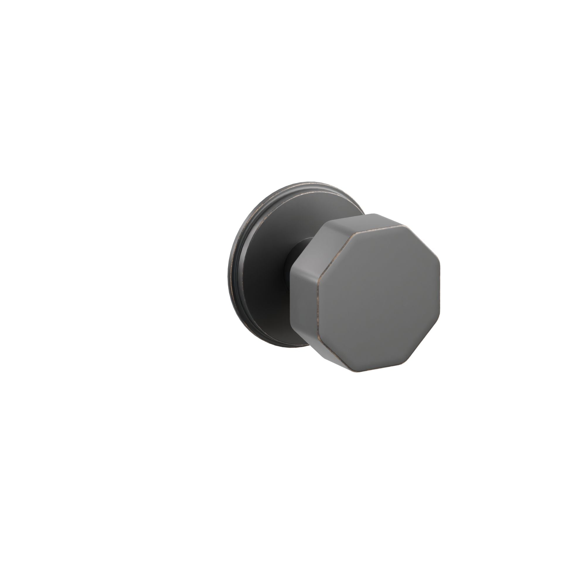 Emtek Octagon Knob Set with Watford Rosette