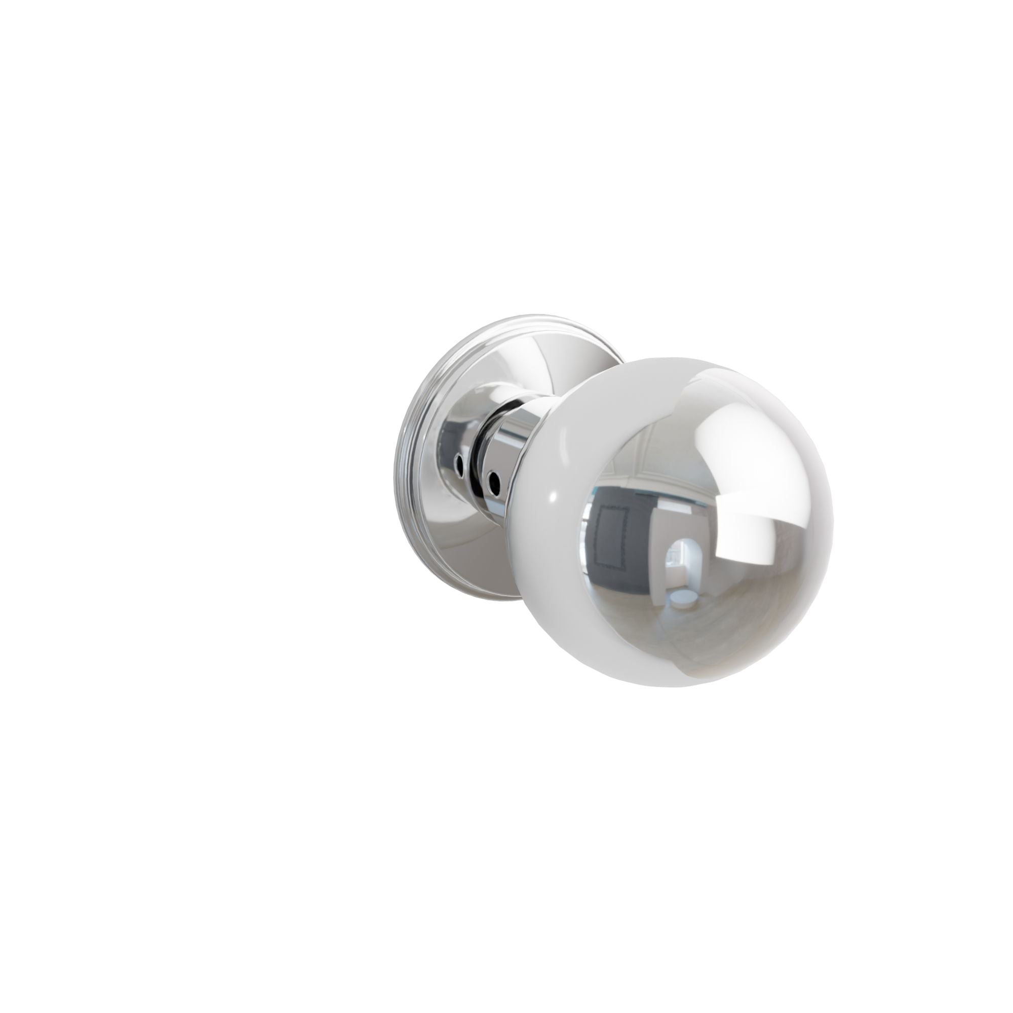 Emtek Concealed Fastener Orb Knob Set With Watford Rosette