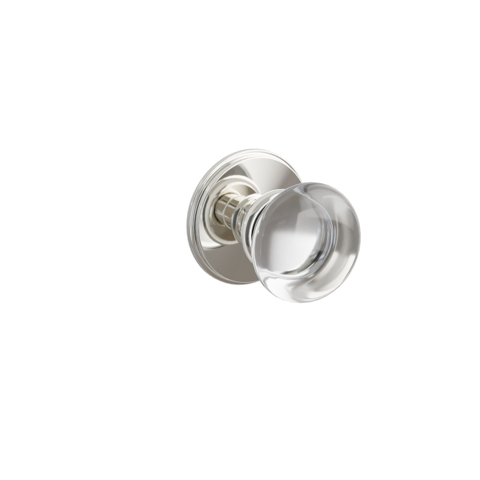 Emtek Concealed Fastener Providence Glass Knob Set With Watford Rosette