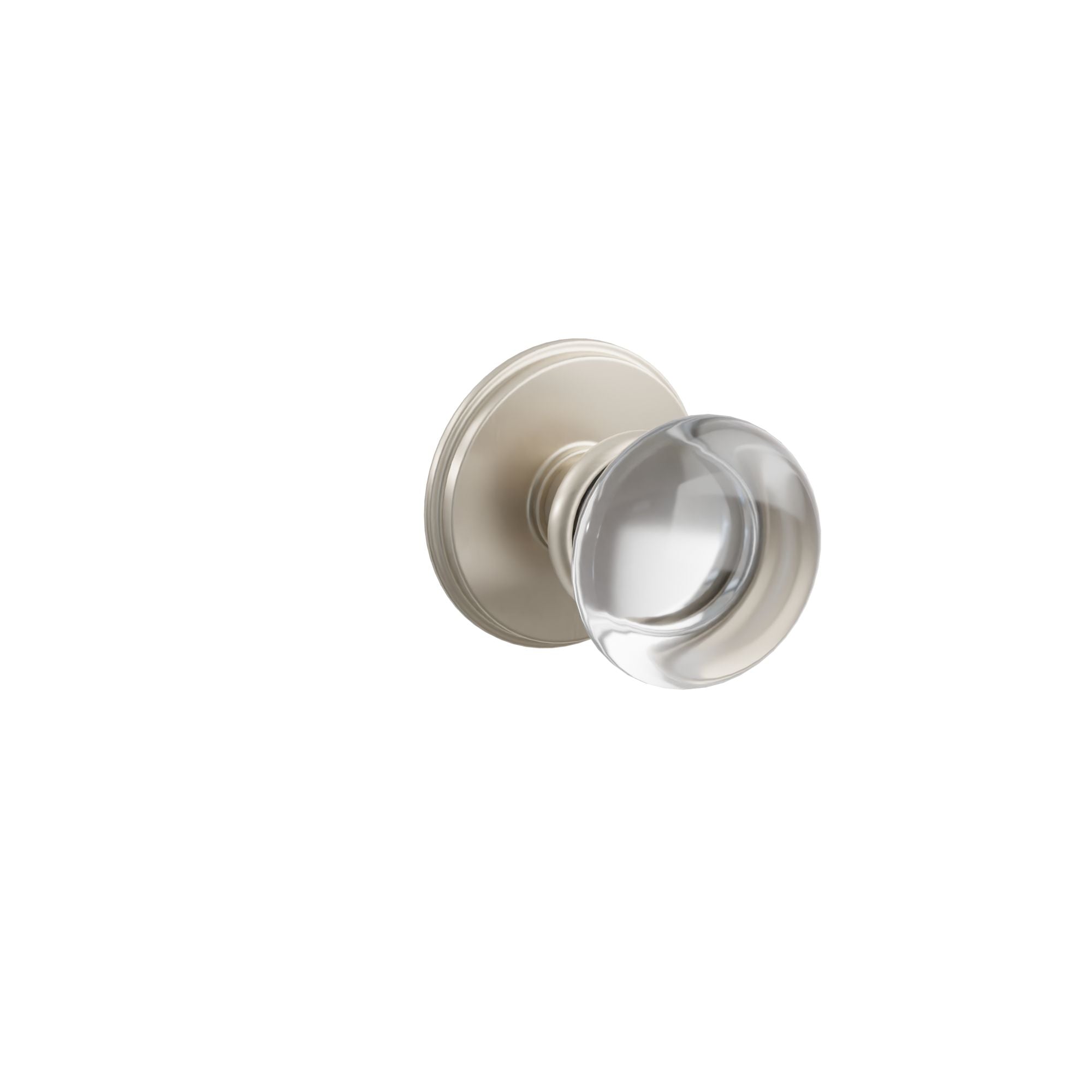 Emtek Concealed Fastener Providence Glass Knob Set With Watford Rosette