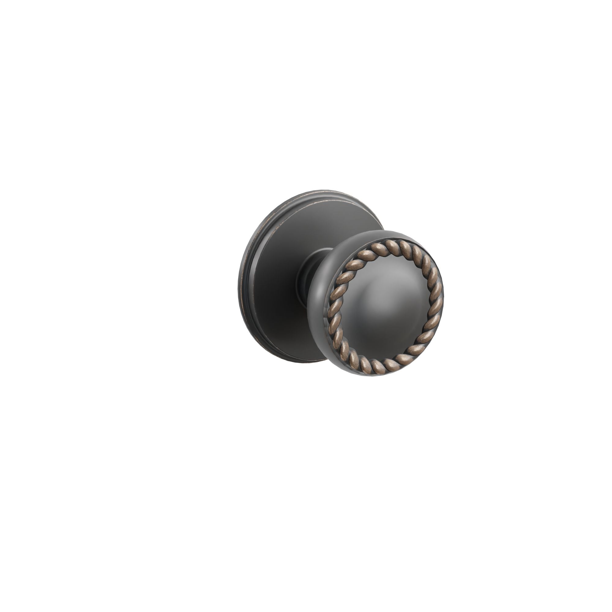 Emtek Concealed Fastener Rope Knob Set With Watford Rosette