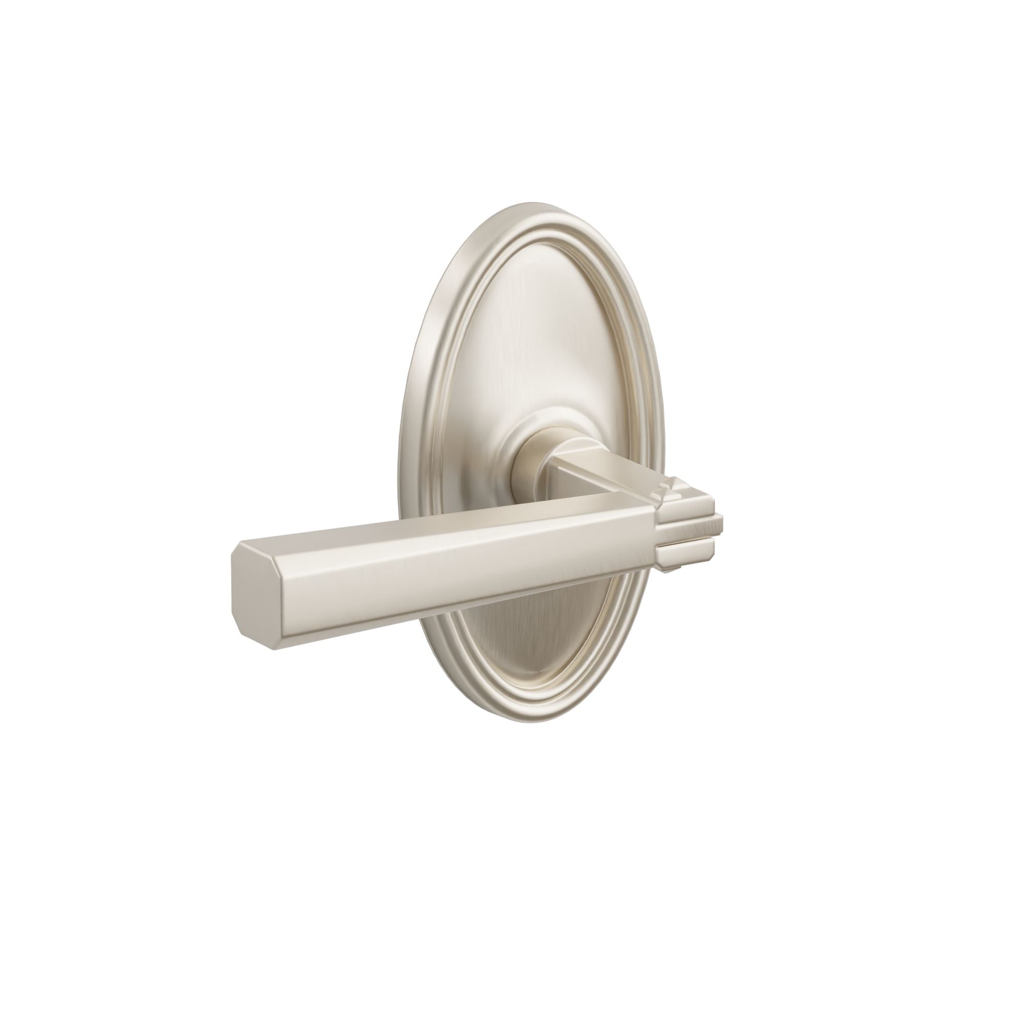 Emtek Concealed Fastener Arts & Crafts Lever Set With Oval Rosette