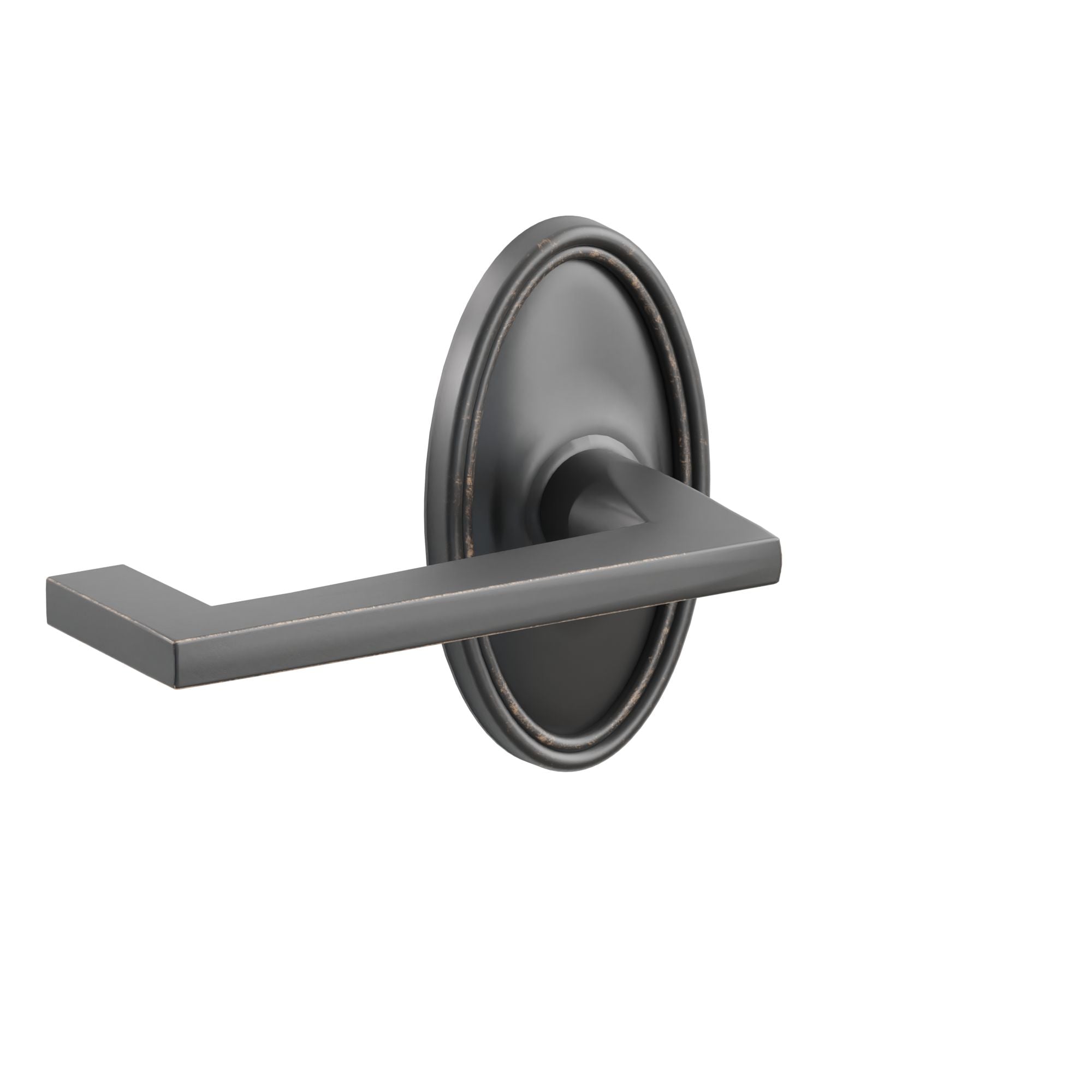 Emtek Concealed Fastener Argos Lever Set With Oval Rosette