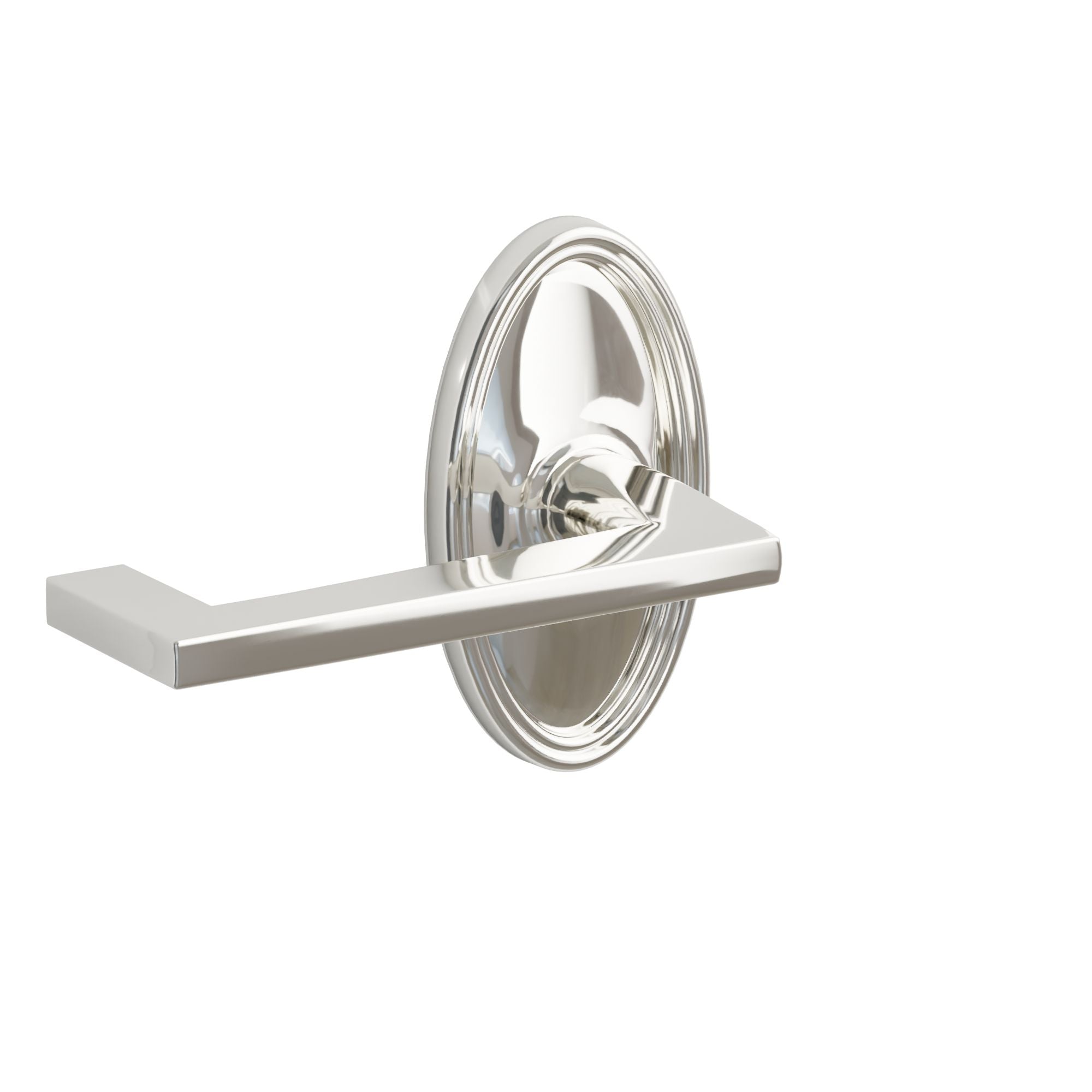 Emtek Concealed Fastener Argos Lever Set With Oval Rosette