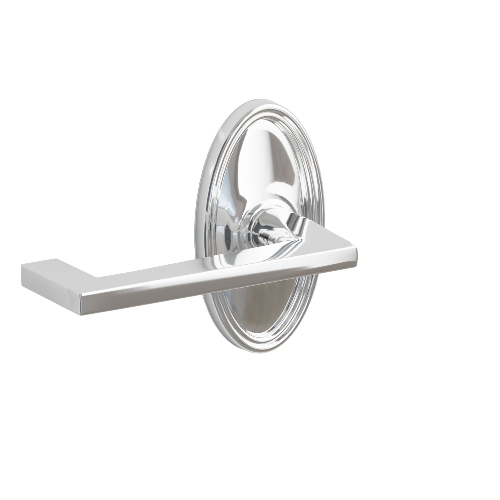 Emtek Arts & Crafts Lever Set with Oval Rosette