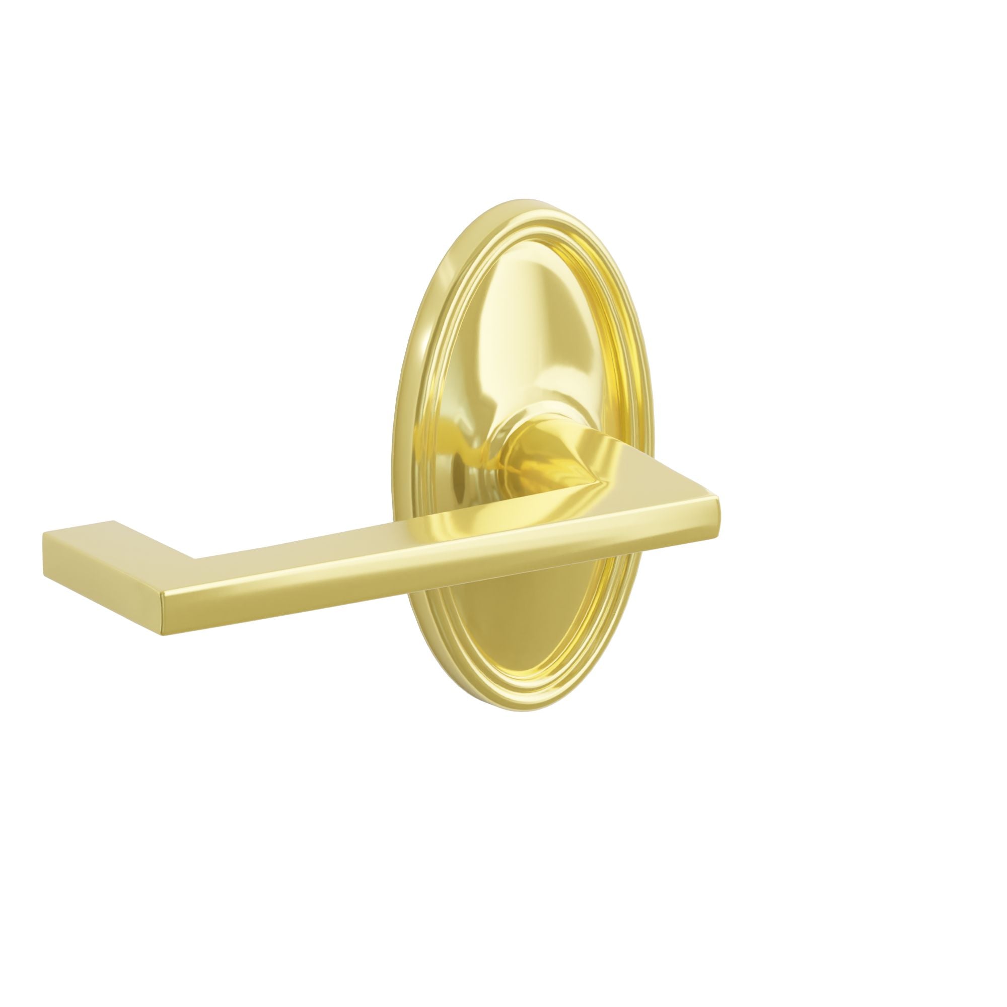 Emtek Arts & Crafts Lever Set with Oval Rosette