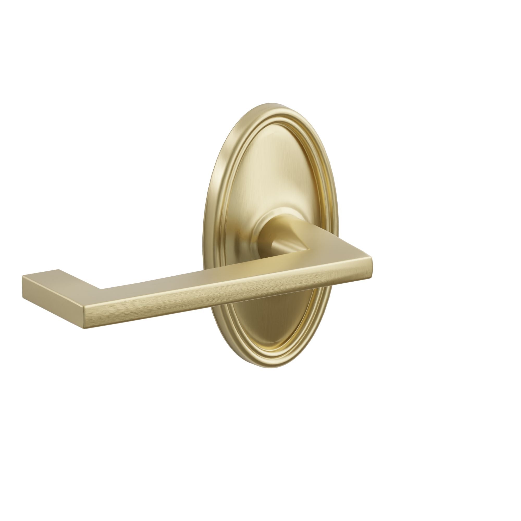 Emtek Arts & Crafts Lever Set with Oval Rosette