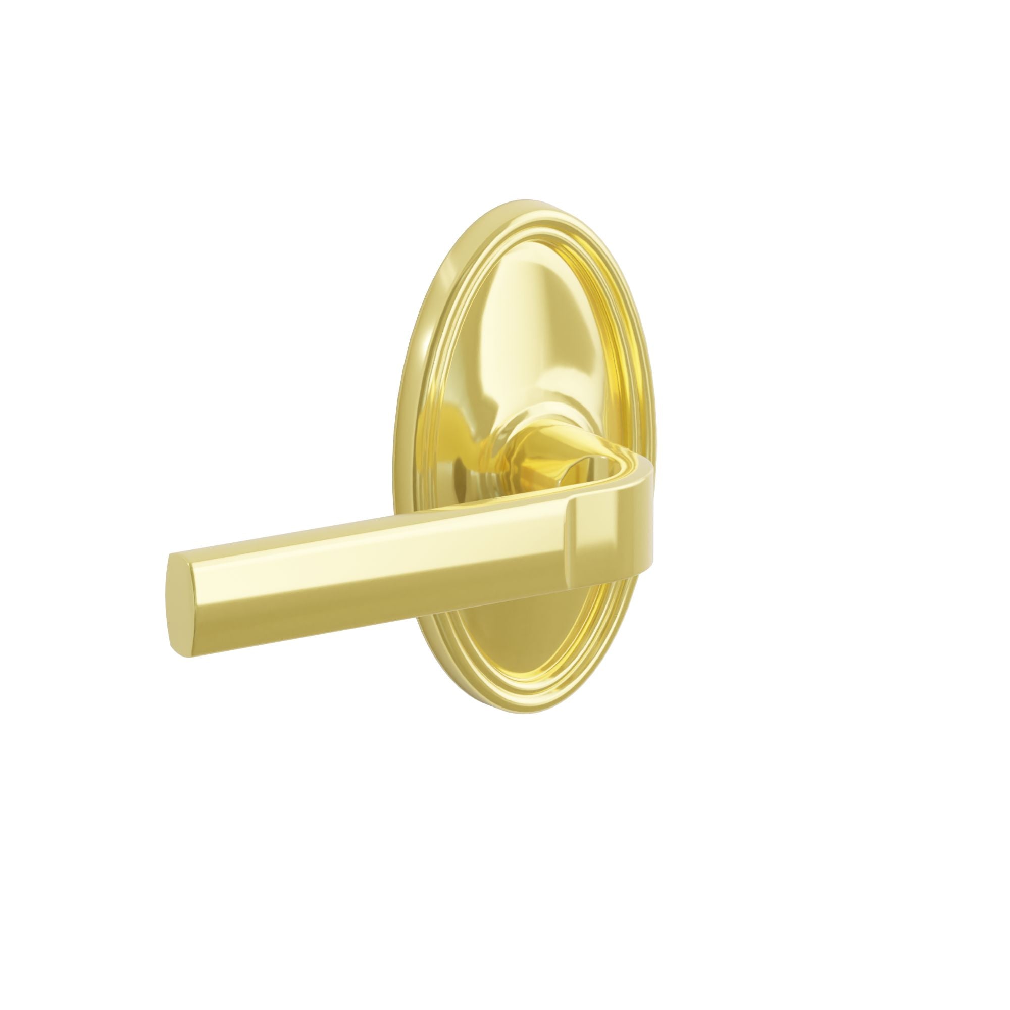 Emtek Concealed Fastener Aston Lever Set With Oval Rosette