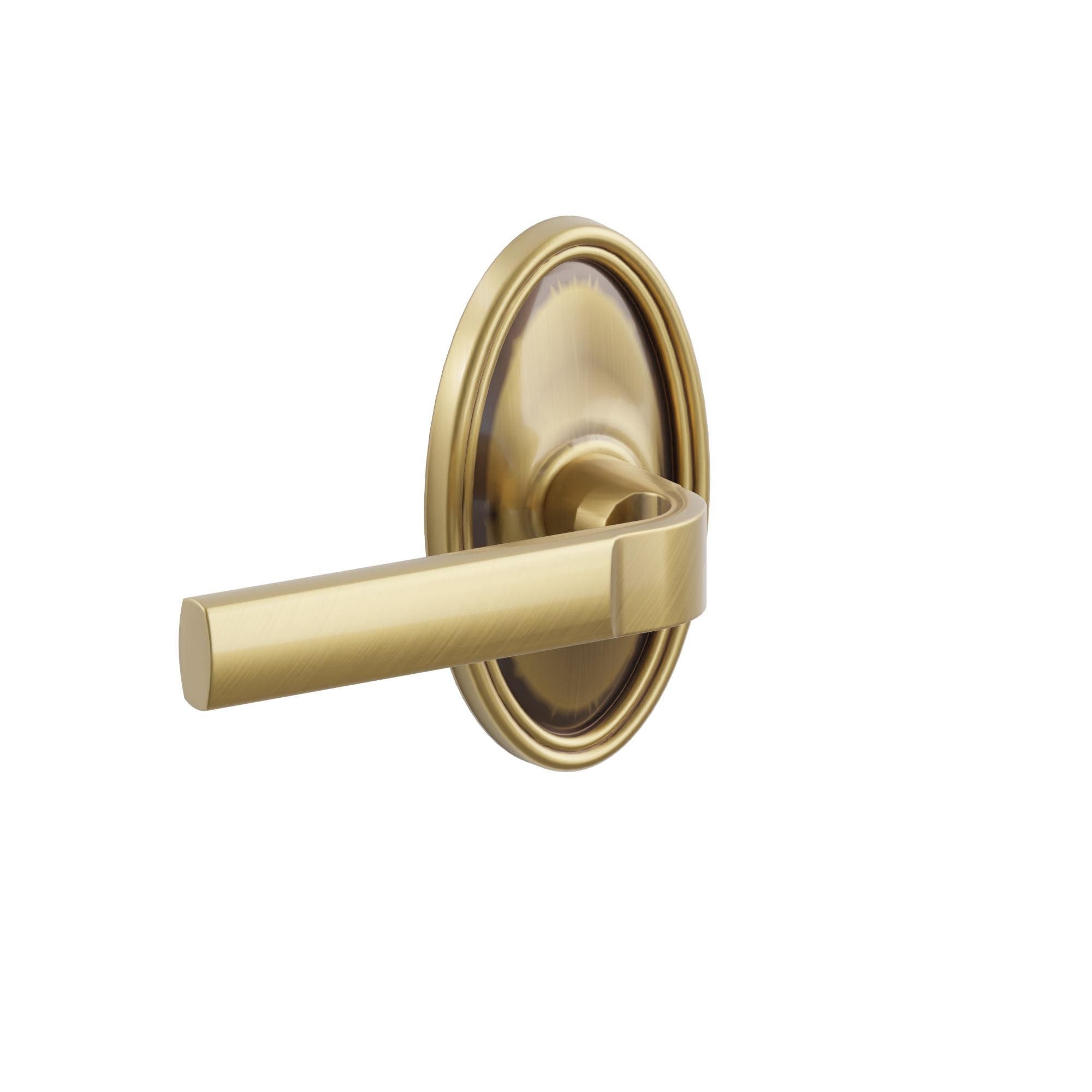 Emtek Aston Lever Set with Oval Rosette