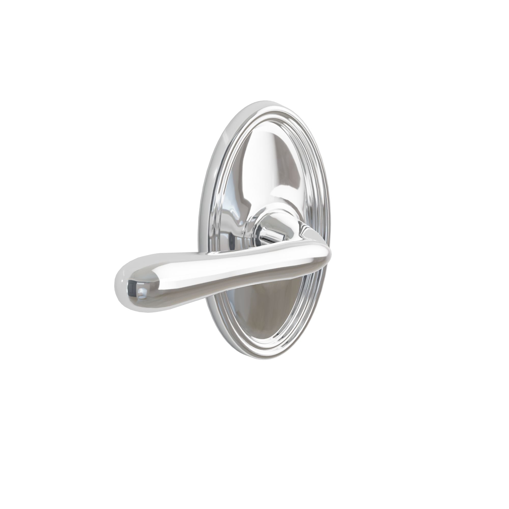 Emtek Concealed Fastener Basel Lever Set With Oval Rosette