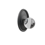 Emtek Concealed Fastener Bristol Glass Knob Set With Oval Rosette