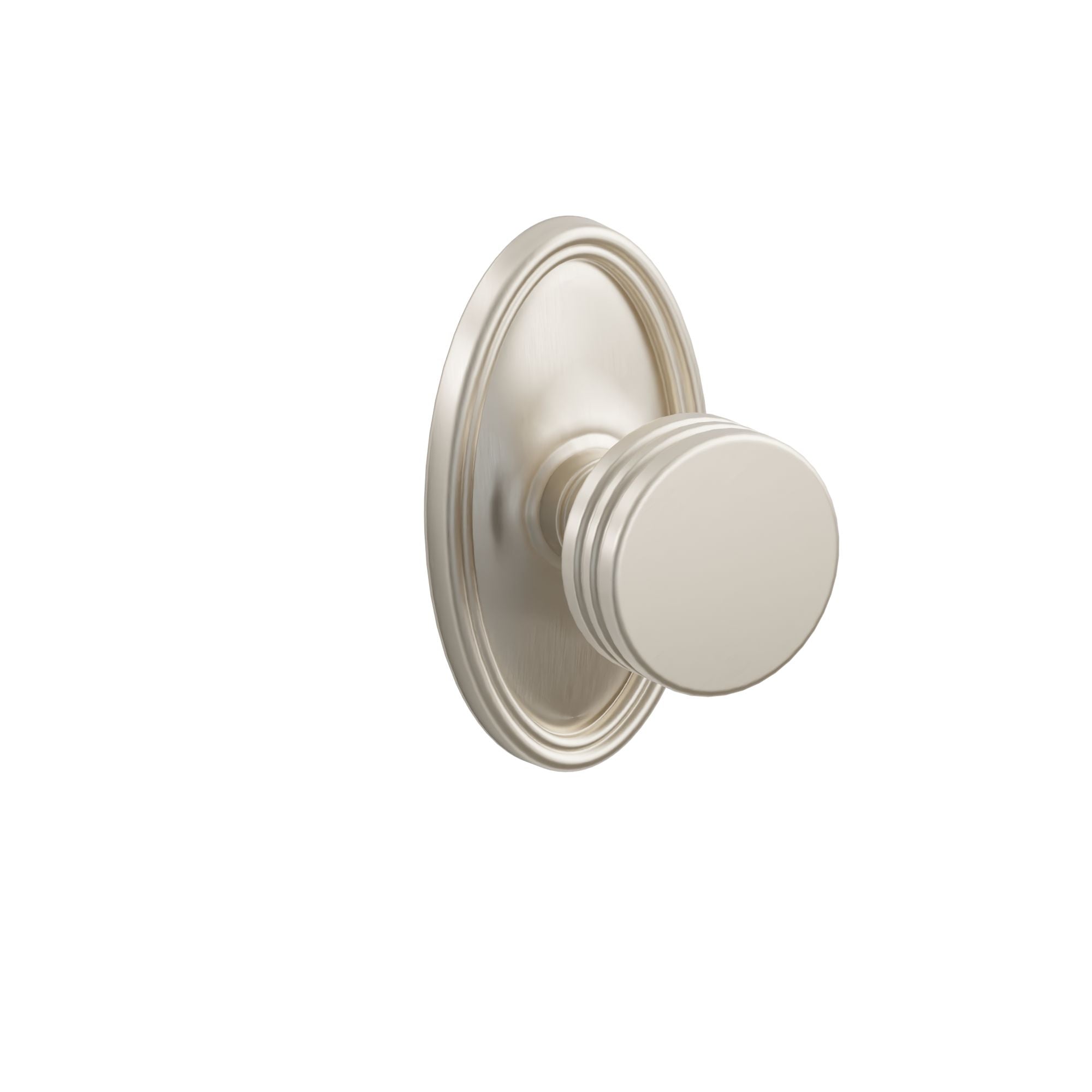 Emtek Concealed Fastener Bern Knob Set With Oval Rosette