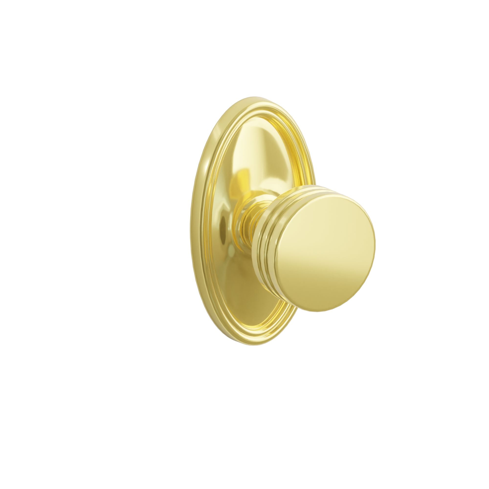 Emtek Concealed Fastener Bern Knob Set With Oval Rosette