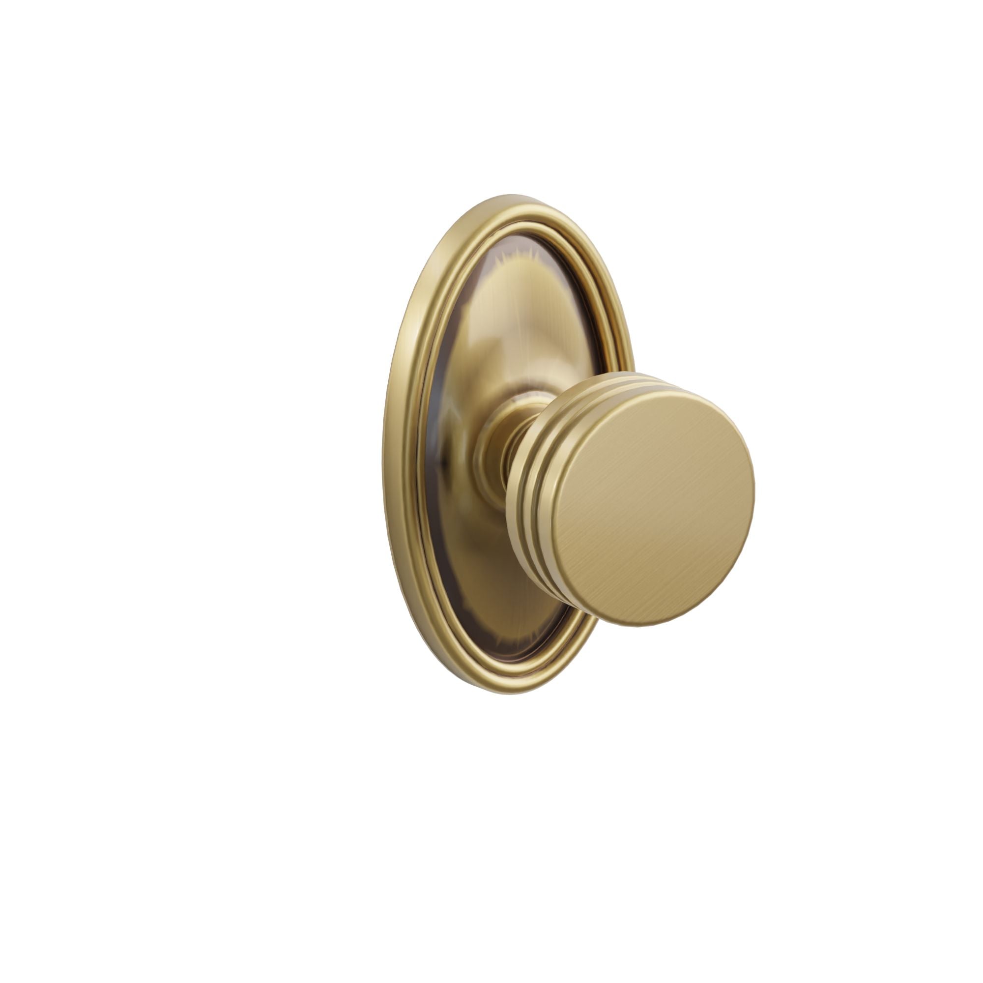 Emtek Concealed Fastener Bern Knob Set With Oval Rosette