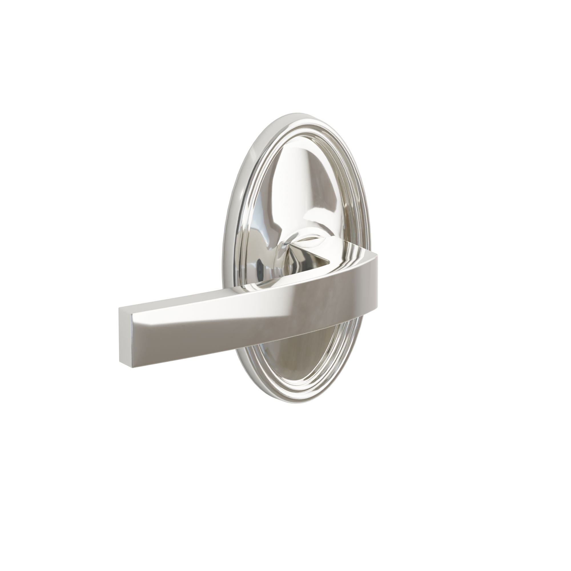 Emtek Concealed Fastener Breslin Lever Set With Oval Rosette