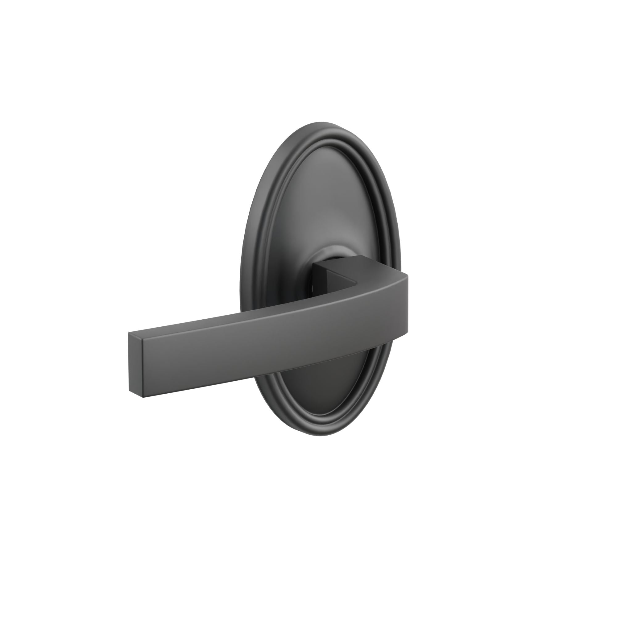 Emtek Concealed Fastener Breslin Lever Set With Oval Rosette