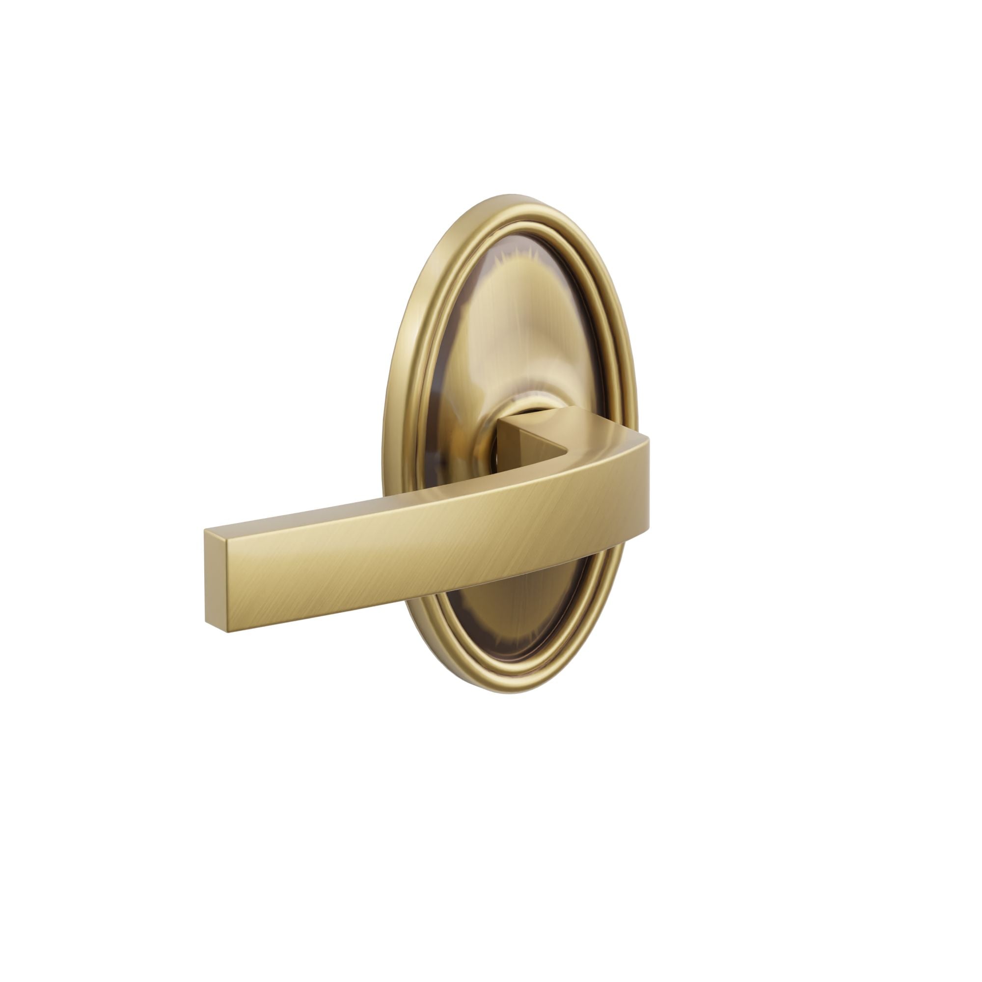 Emtek Breslin Lever Set with Oval Rosette