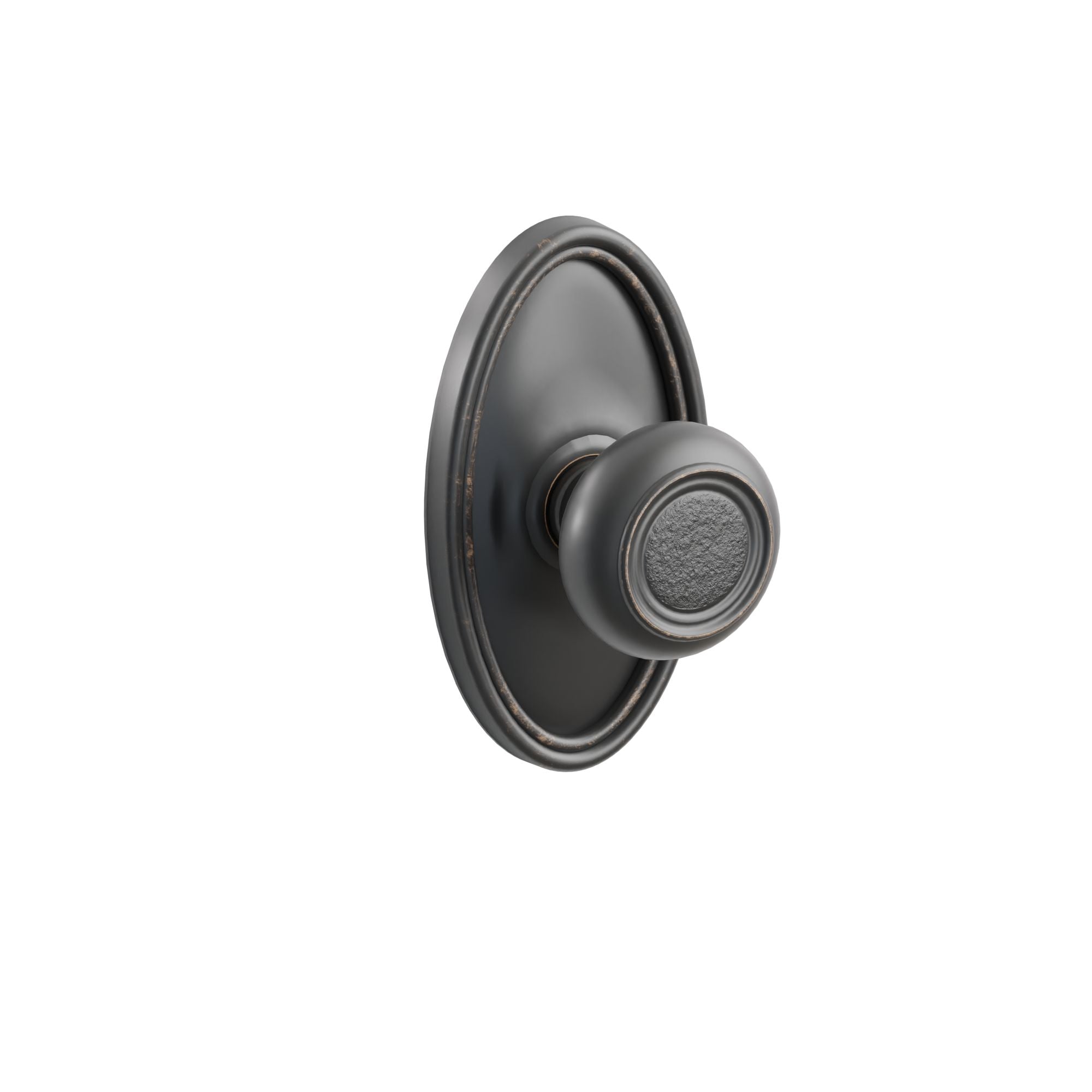 Emtek Concealed Fastener Belmont Knob Set With Oval Rosette