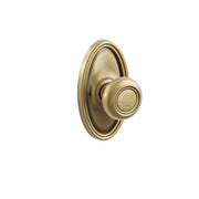 Emtek Concealed Fastener Belmont Knob Set With Oval Rosette