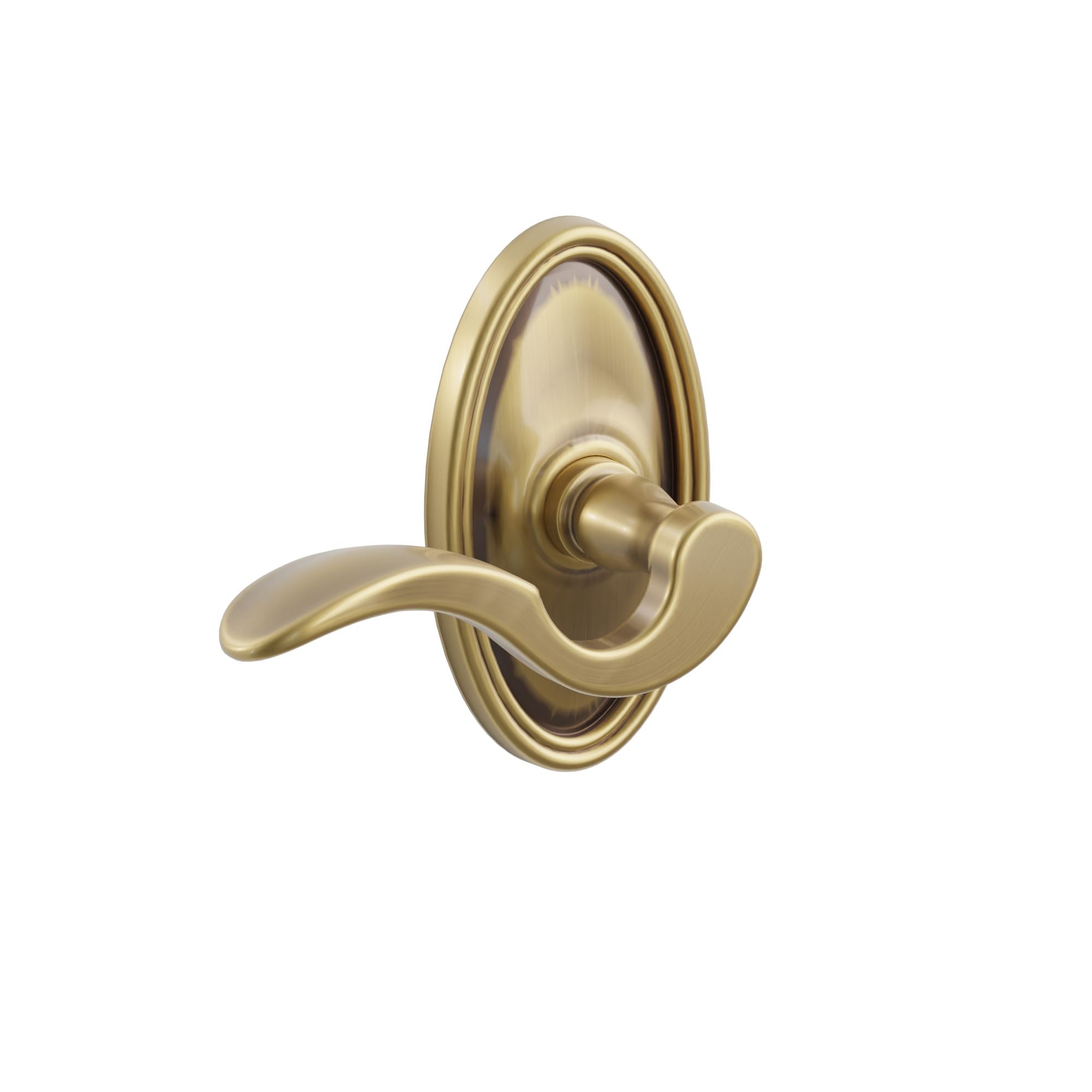 Emtek Cortina Lever Set with Oval Roestte