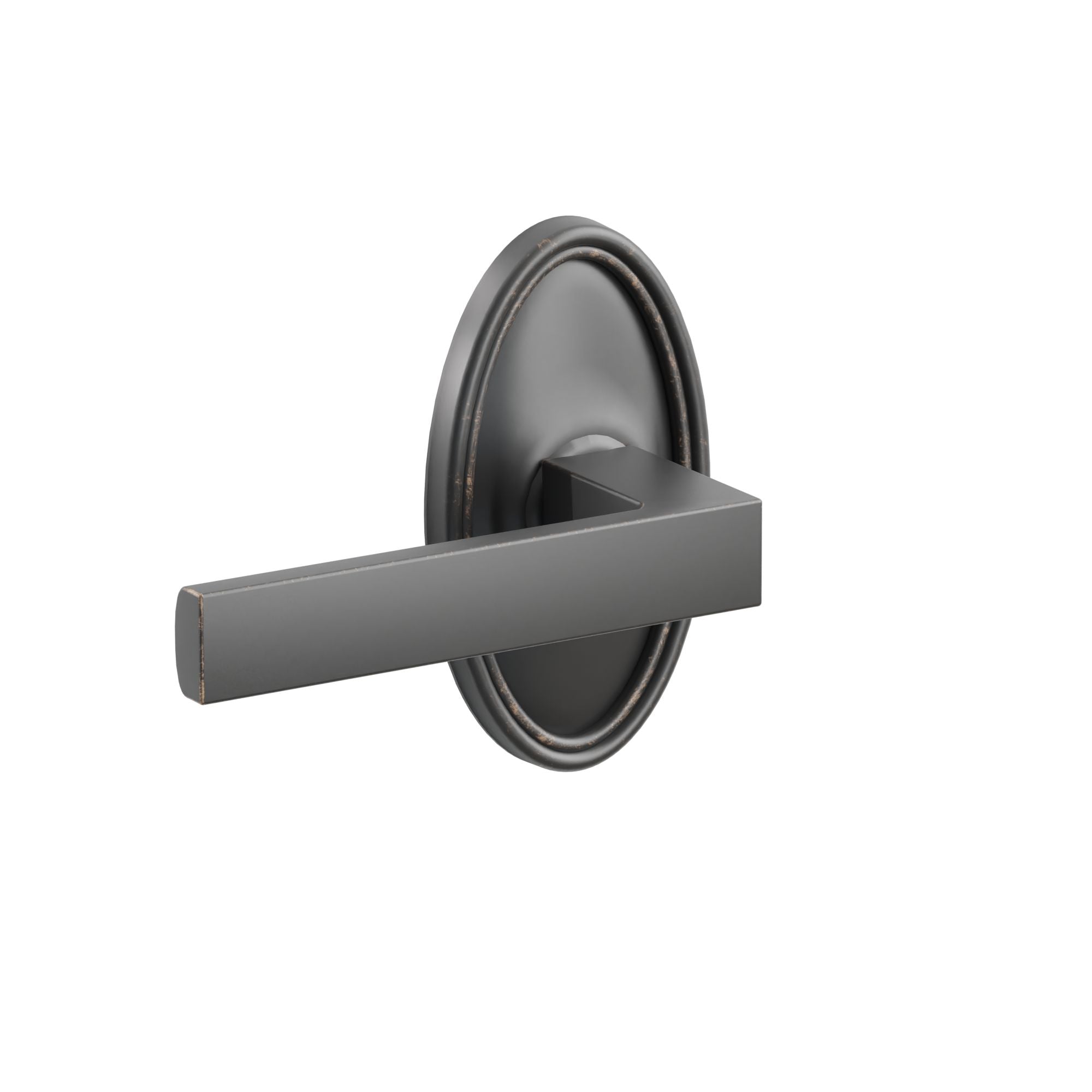 Emtek Concealed Fastener Dumont Lever Set With Oval Rosette